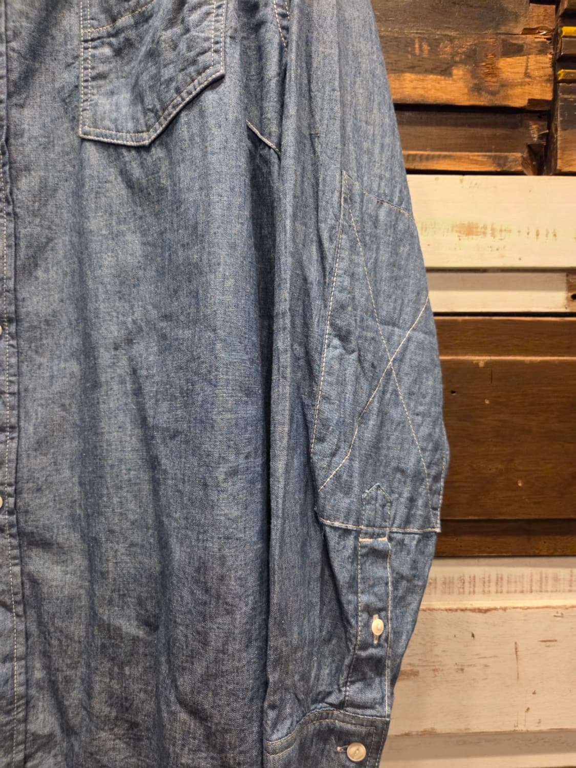 네이머클로딩 샴브레이셔츠 상품이미지3