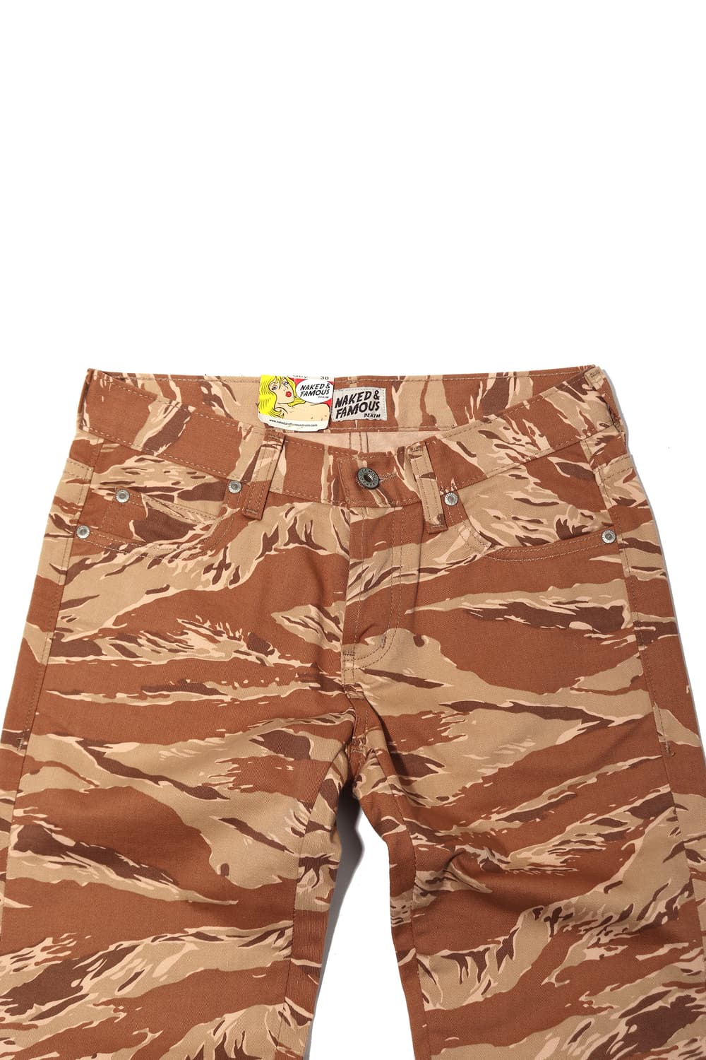 NAKED FAMOUS 미사용 타이거 슬림핏 팬츠 size 30 상품이미지3