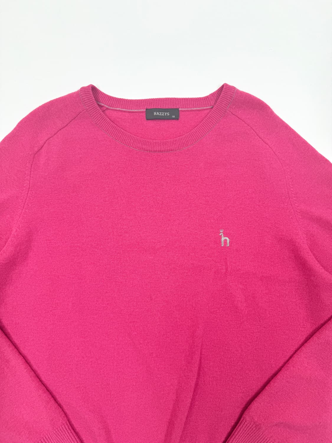 Hazzys 베이직 로고 니트 상품이미지2