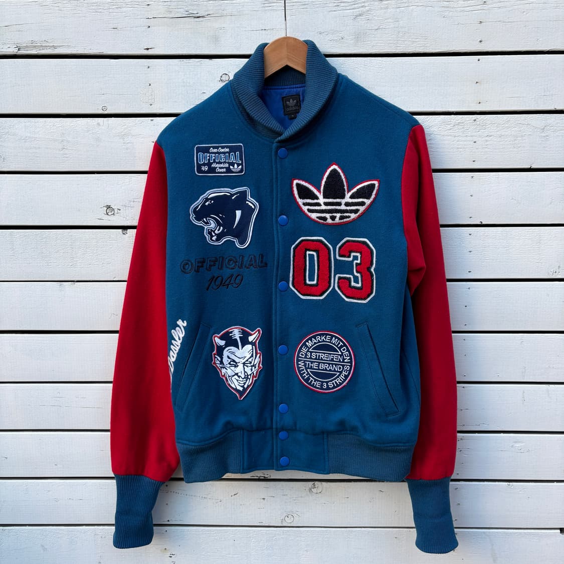 Adidas 아디다스 울 바시티 자켓 상품이미지1