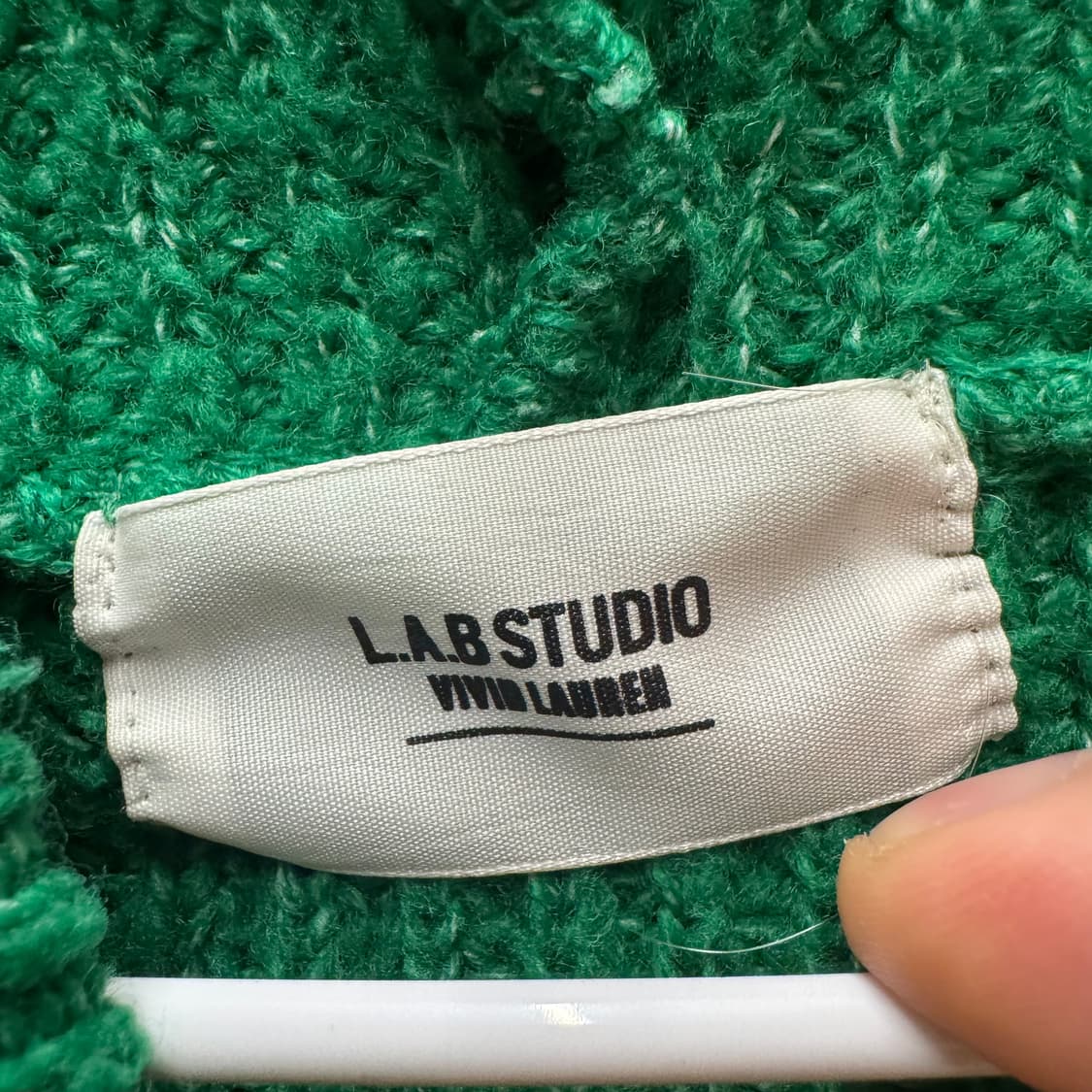 랩스튜디오 니트 후드티셔츠 상품이미지2