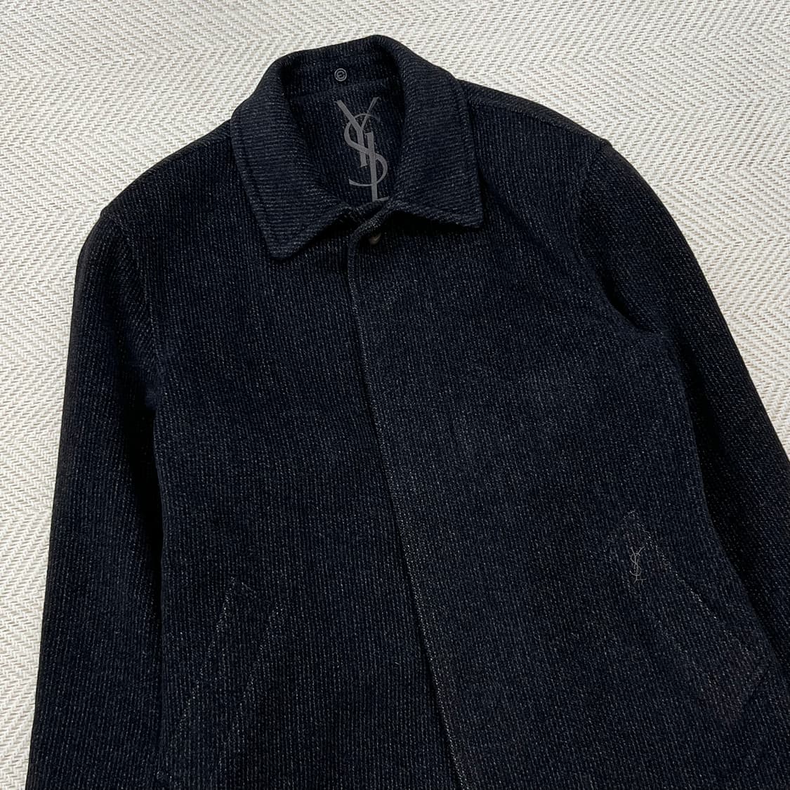 입생로랑 캐시미어 울 코트 r2525 상품이미지3