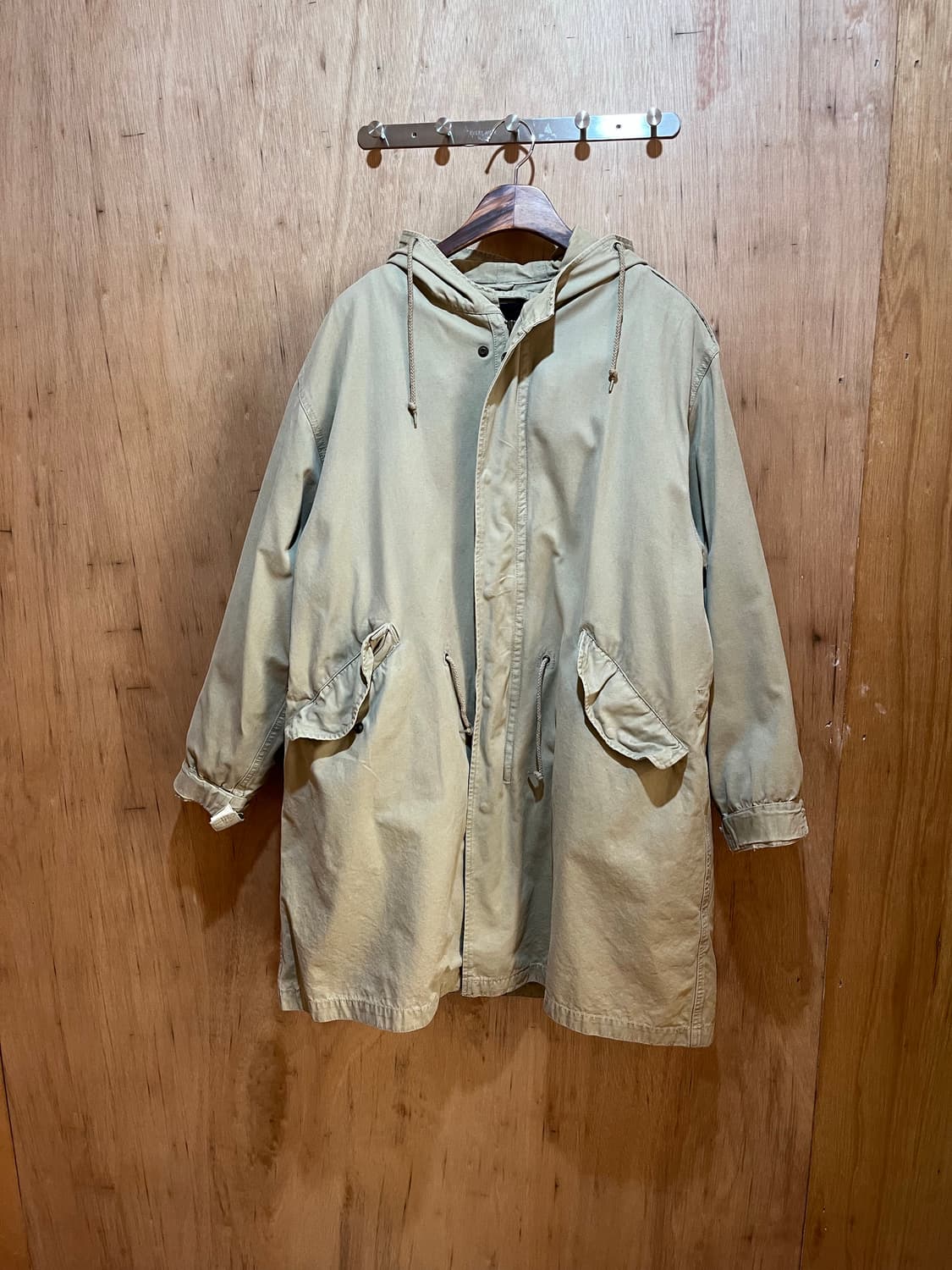 Old uniqlo 베이지 야상 자켓 상품이미지1