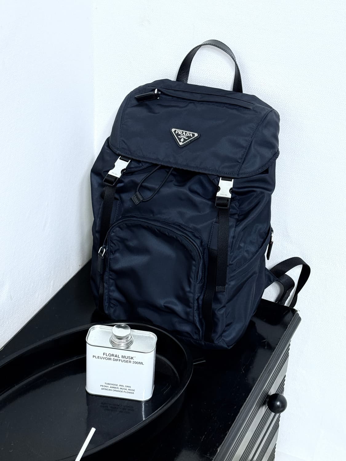 프라다 리나일론 사피아노 백팩 네이비 상품이미지3