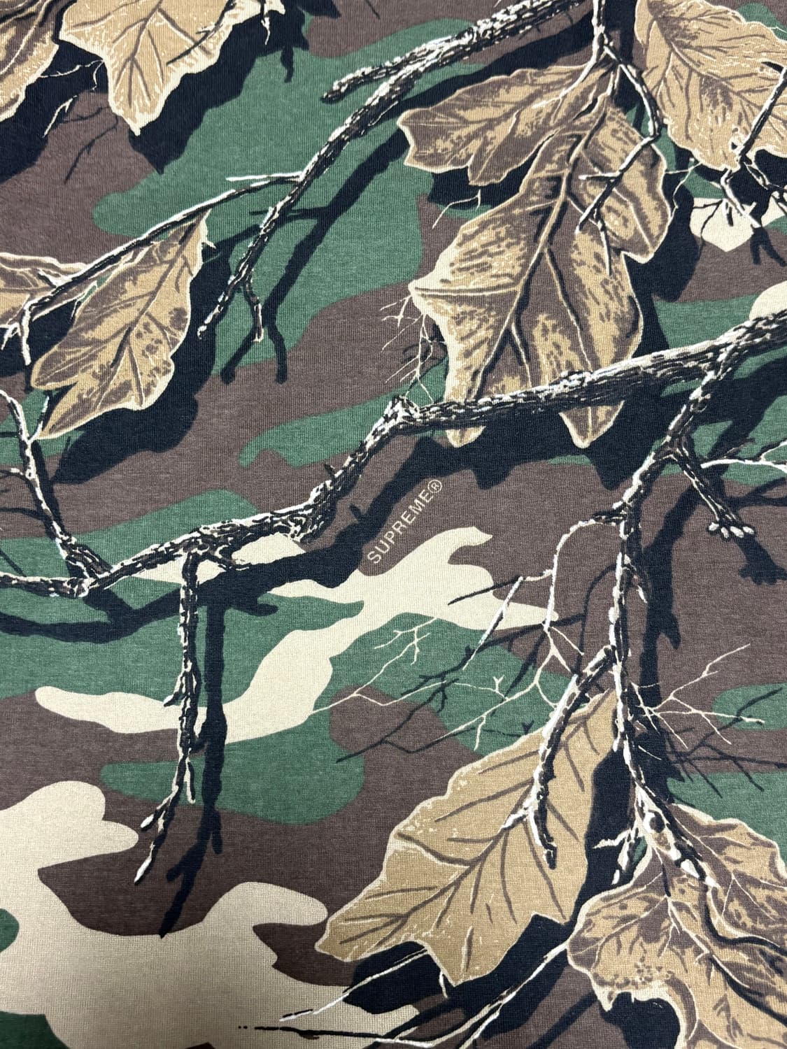 슈프림 스몰 박스 티셔츠 우드랜드 카모 상품이미지6