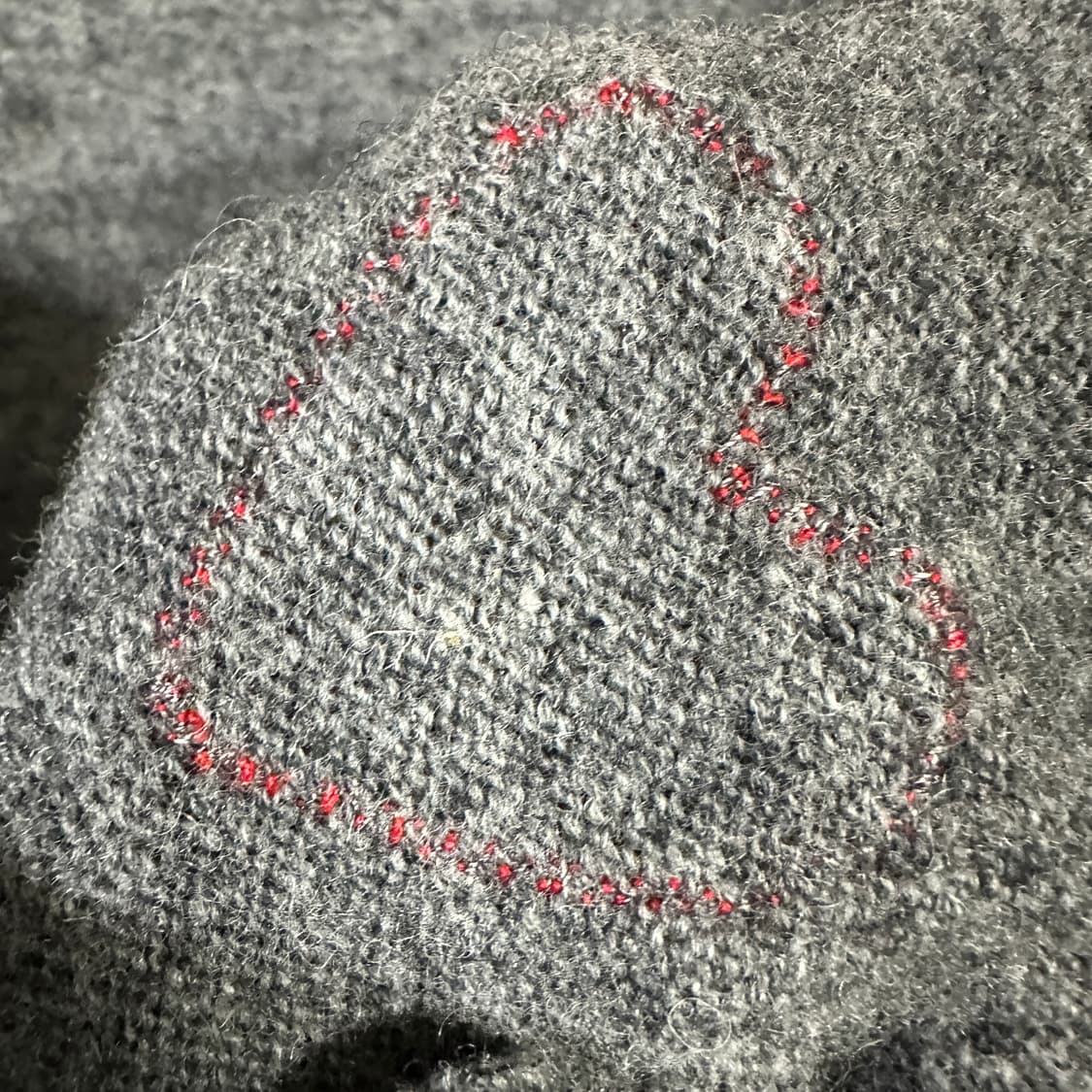 꼼데가르송 그레이 가디건 상품이미지6