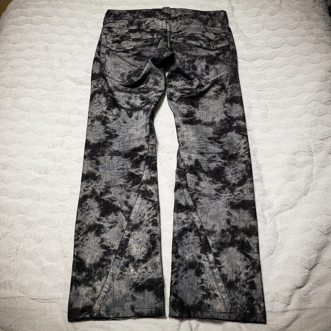 '00s TORNADO MART Coated Flare Pants 상품이미지1
