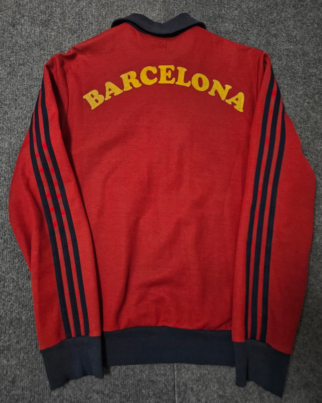 아디다스 트랙탑 올드스쿨 00s 바르셀로나 버건디 져지(급처) 상품이미지3