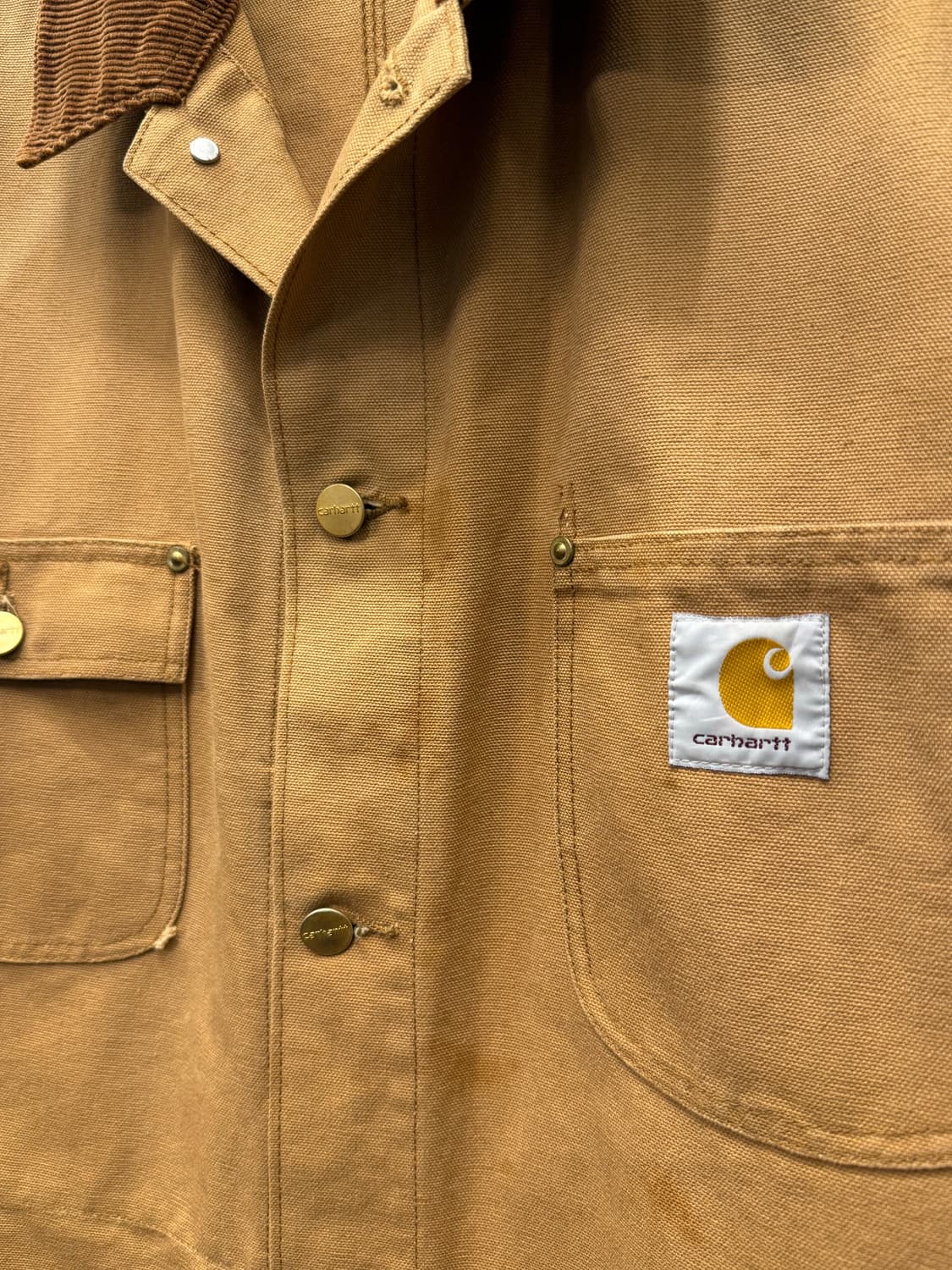 CARHARTT Brown Duck Chore Jacket 상품이미지3