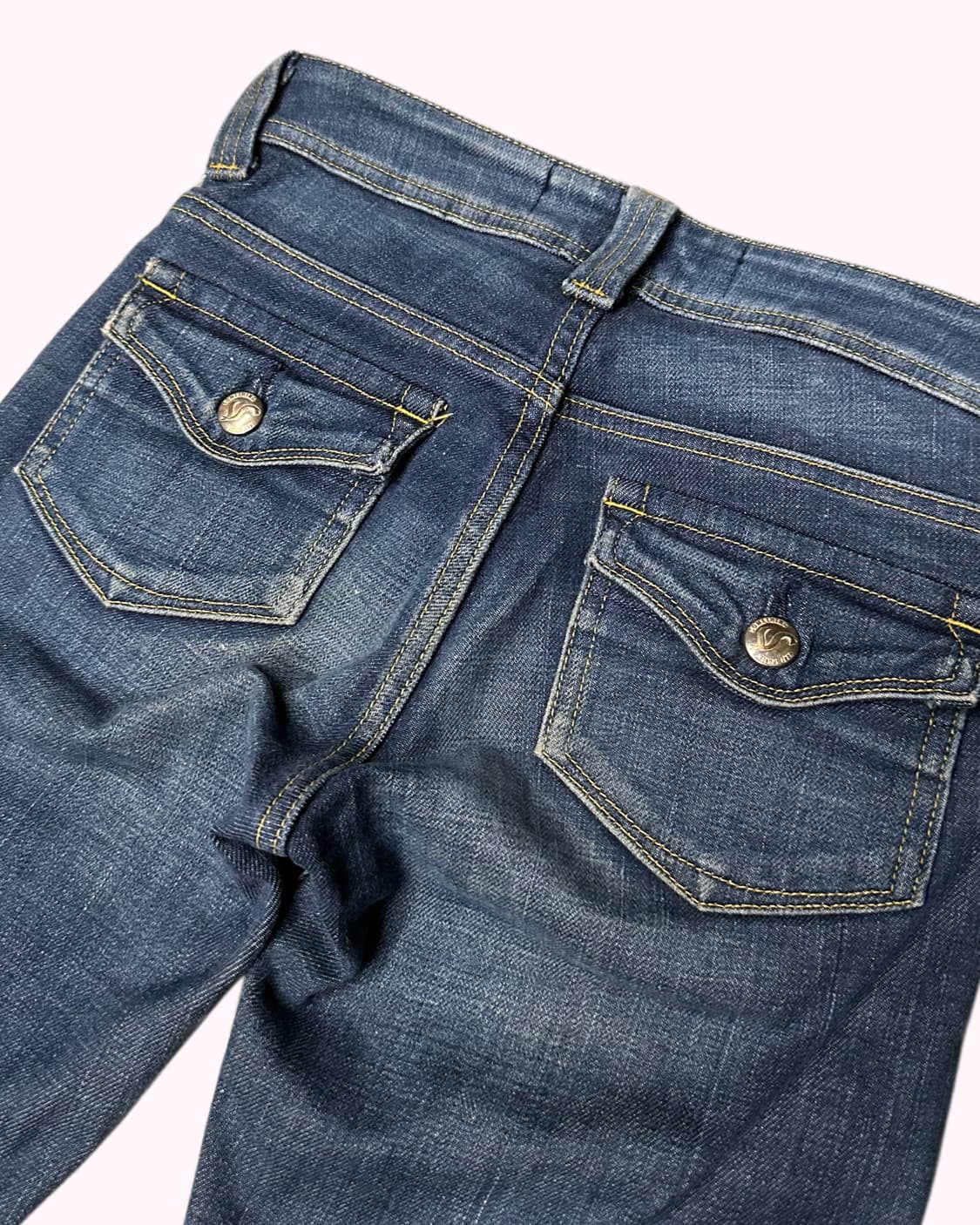 front pocket low-rise boots-cut jean 상품이미지7