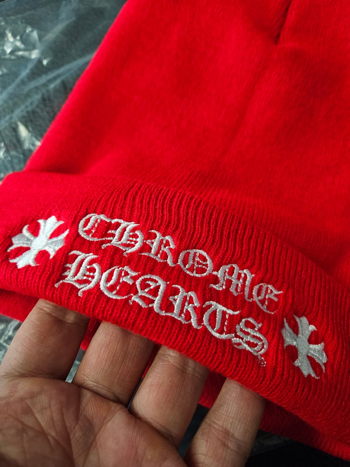 크롬하츠 레드 비니 상품이미지1