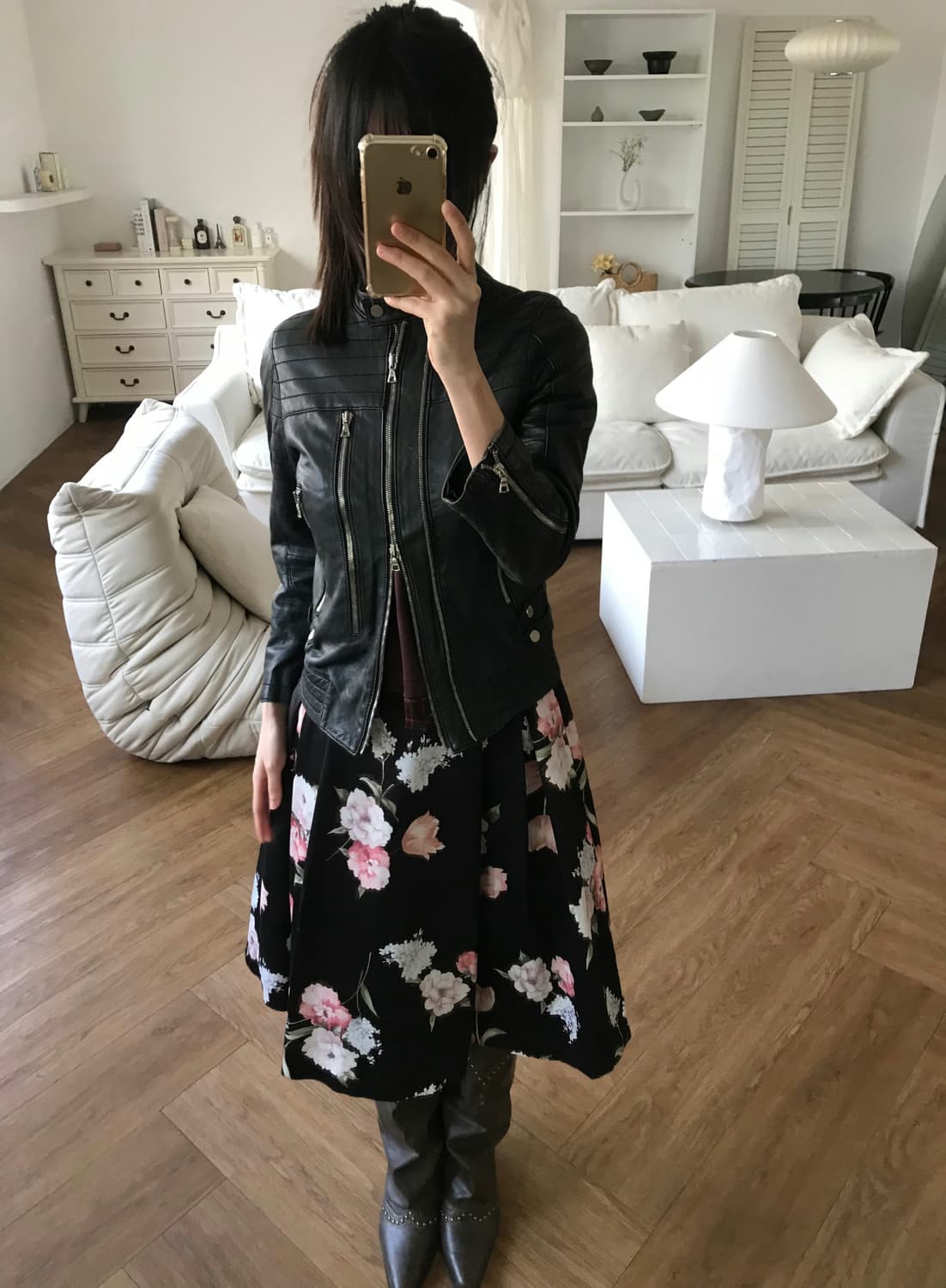 vintage leather jacket 상품이미지1