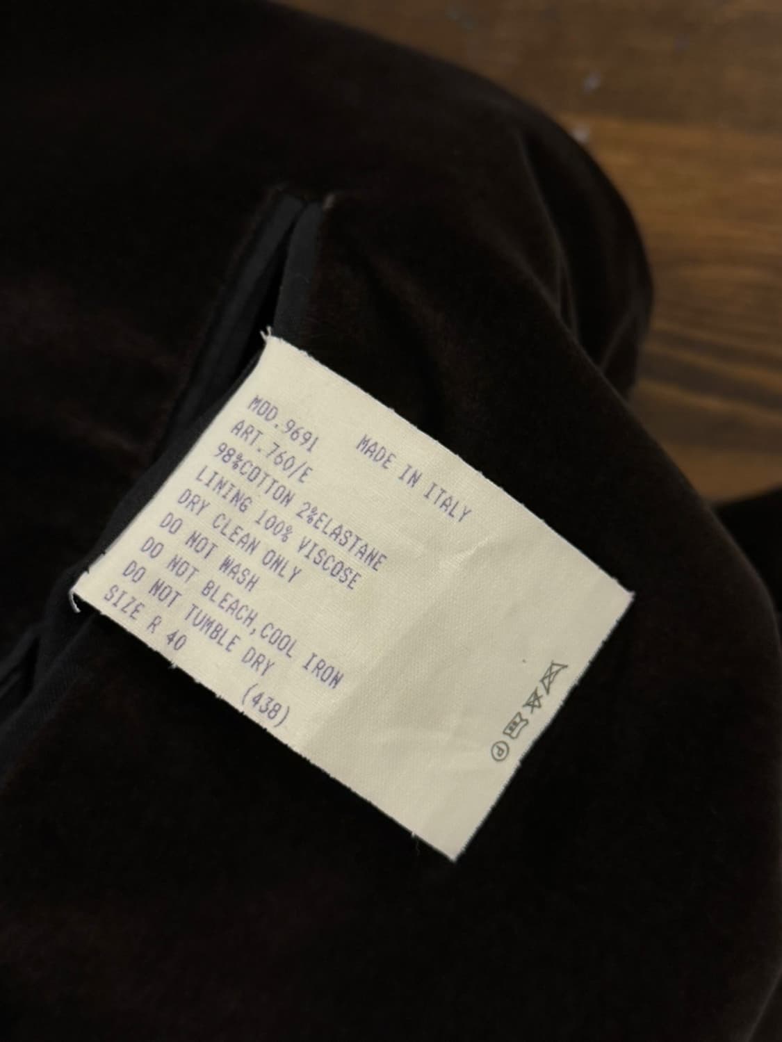 폴스미스 벨루어 자켓 100 상품이미지9