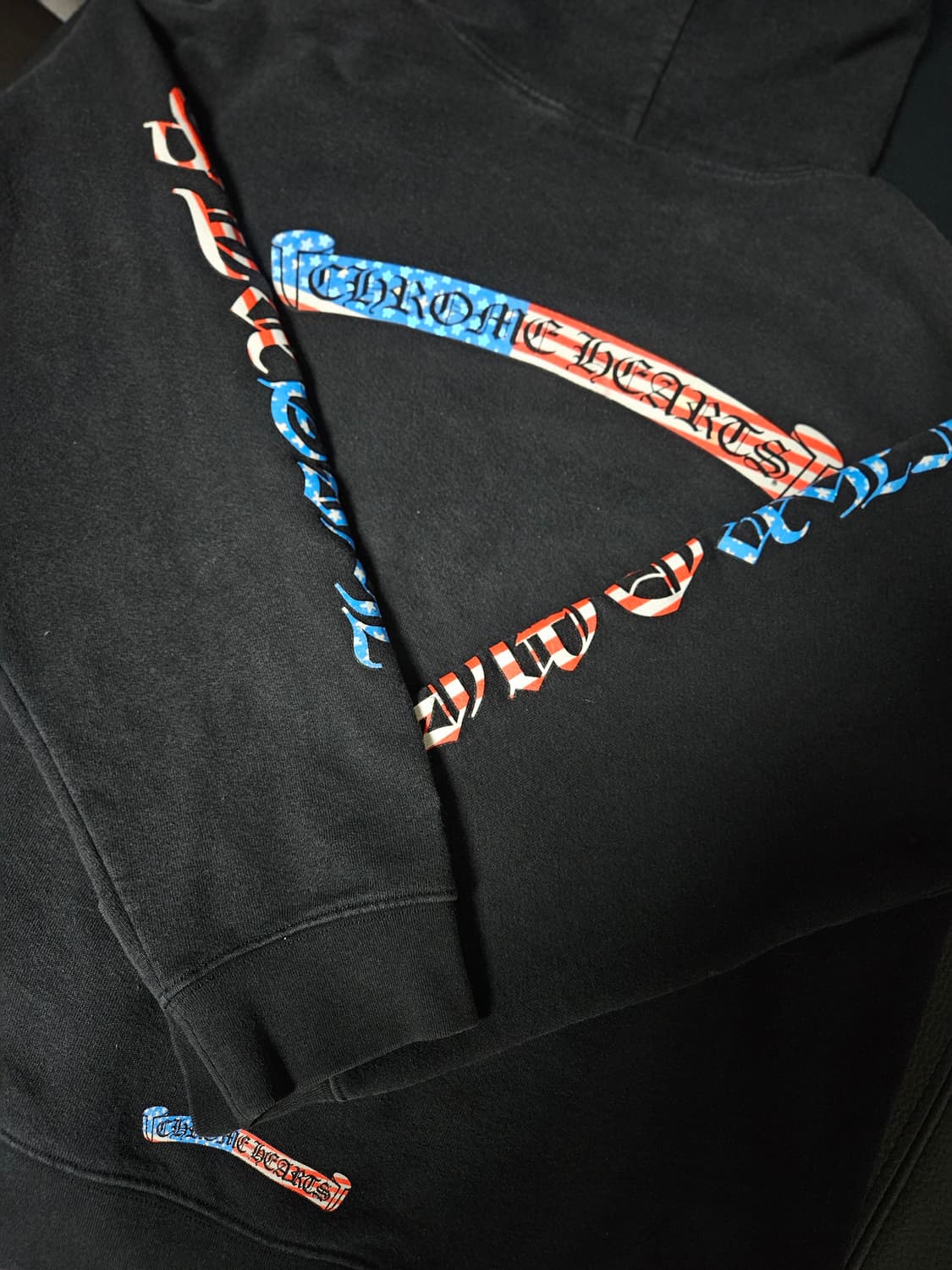 XL 크롬하츠 아메리카 성조기 매티보이 후드티 상품이미지2