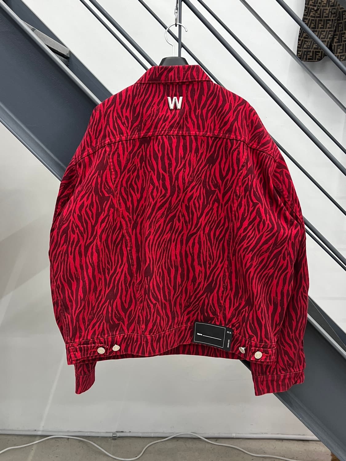 웰던 오버사이즈 지브라 트러커 자켓 상품이미지4