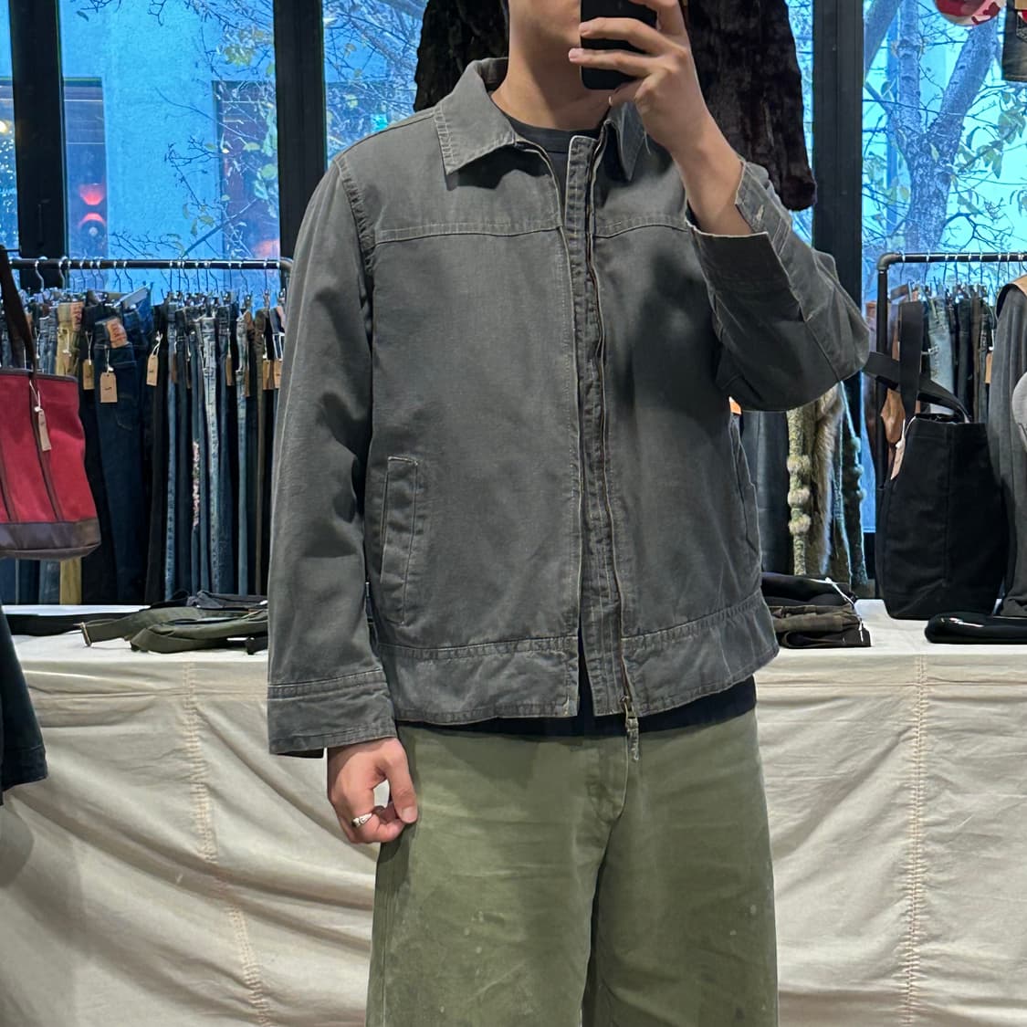 M) SONOMA 그레이 워크 웨어 메카닉 자켓 상품이미지8