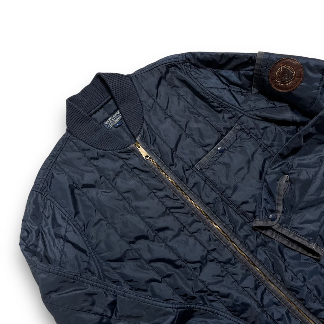 폴로 진스 컴퍼니 네이비 퀼팅 블루종 자켓 상품이미지2