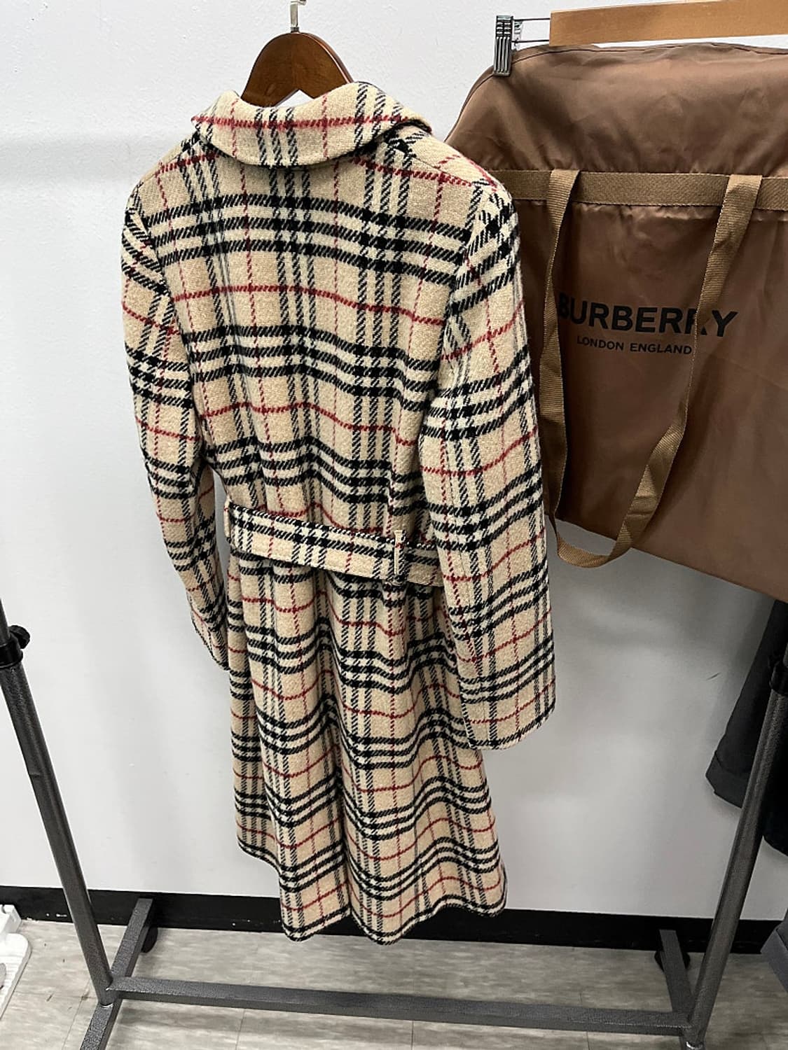 여) 버버리 노바체크 울 트렌치코트  상품이미지7