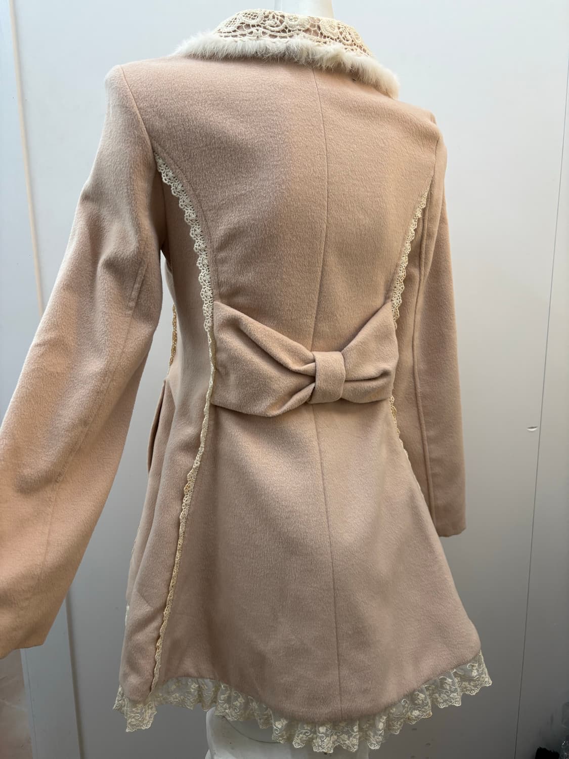 리즈리사 핑크 코트 상품이미지6