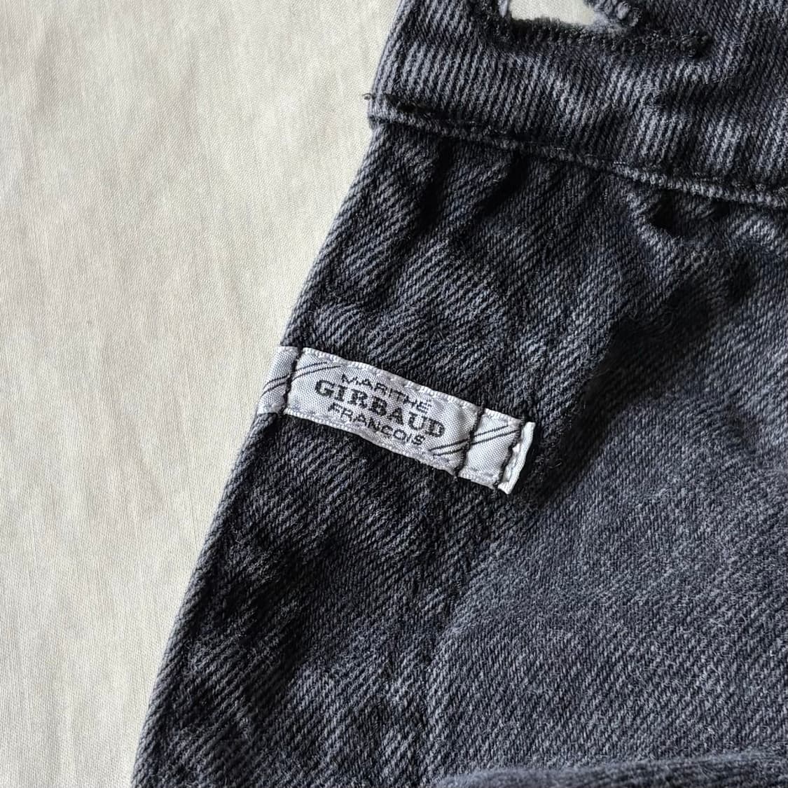 [L / 29] MFG W Denim Shorts Black 상품이미지4