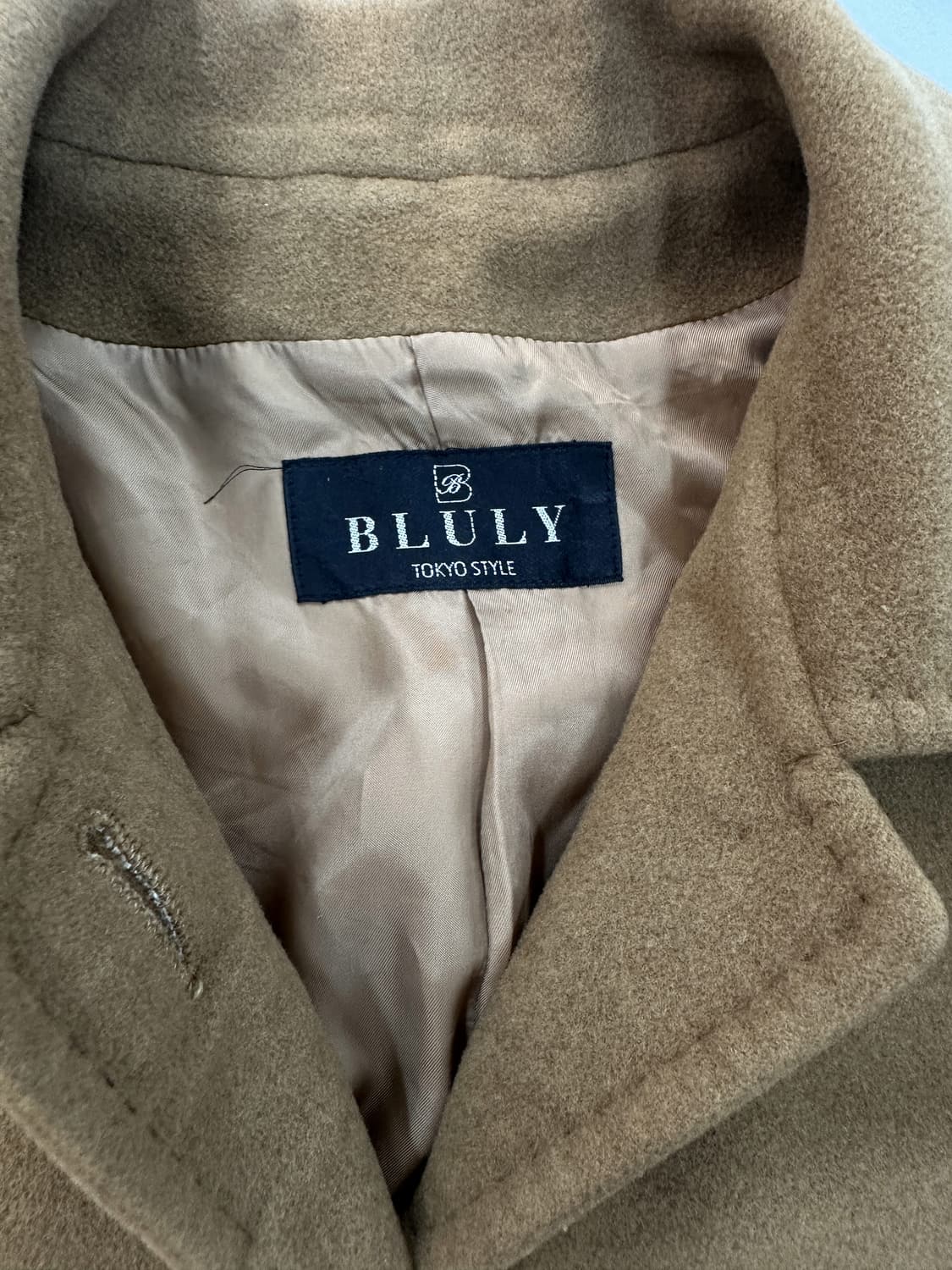 JPN 빈티지 캐시미어 100% 코트 상품이미지4