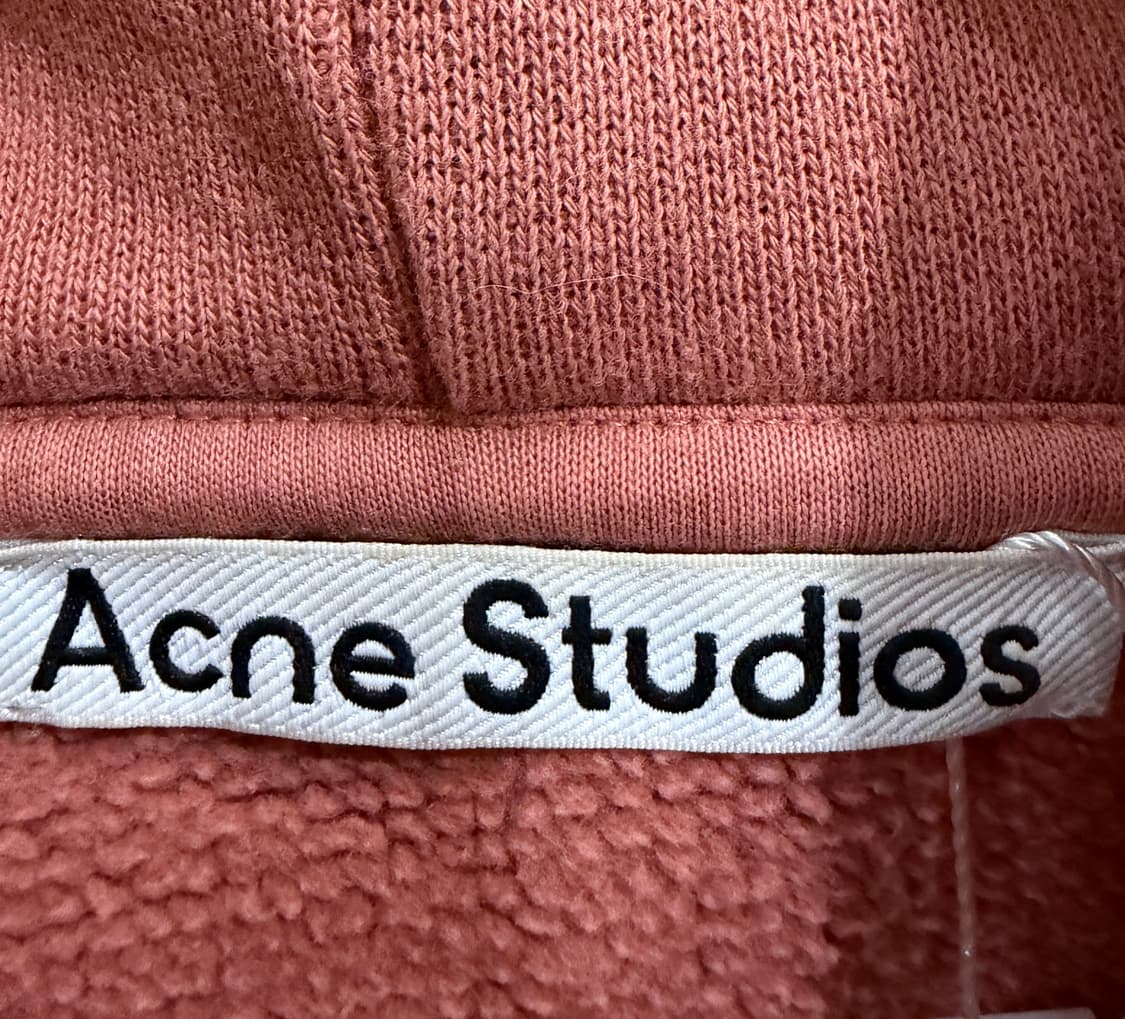 아크네 스튜디오 핑크 가먼트 후드 티셔츠 상품이미지5