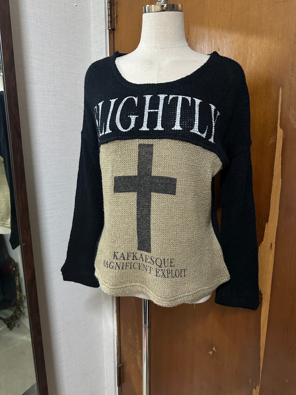 galyge printng knit tee 상품이미지3