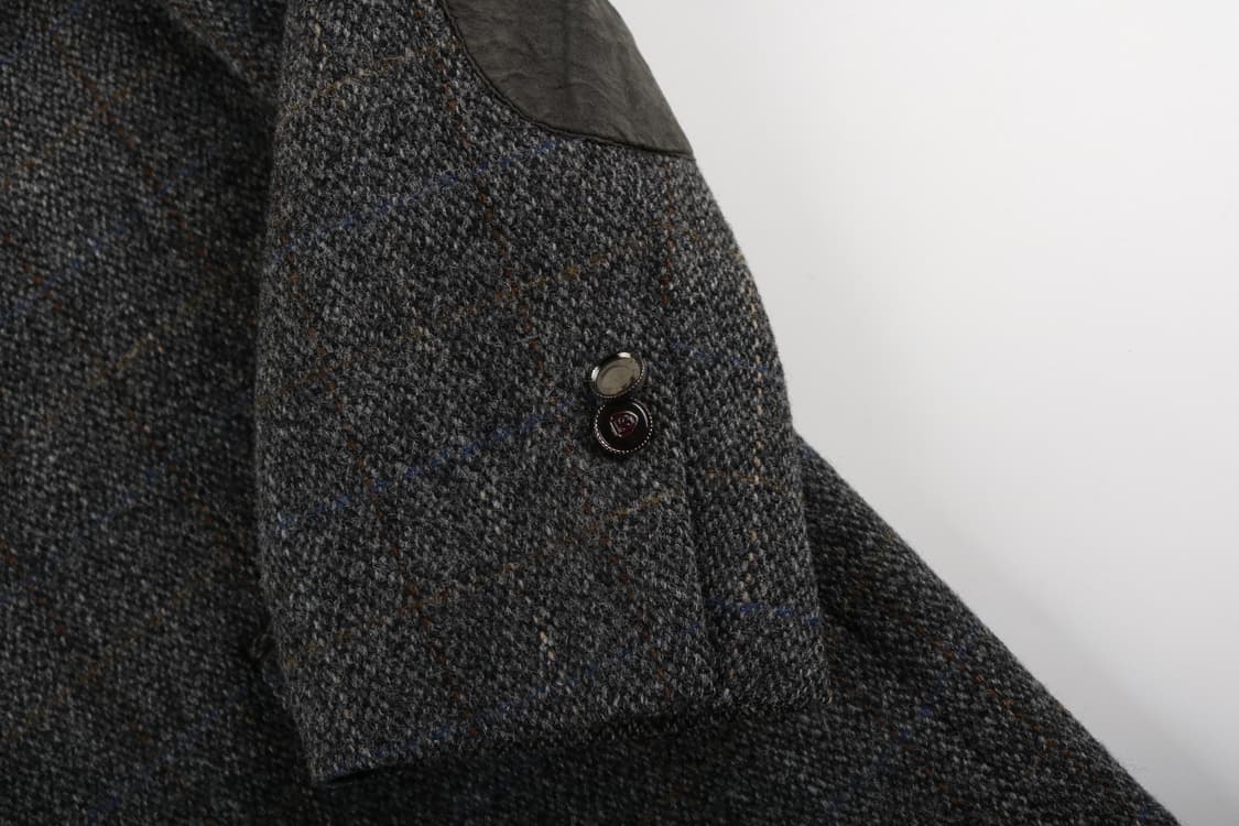 [L] 빈티지 해리스트위드 엘보우 패치 울자켓 상품이미지3