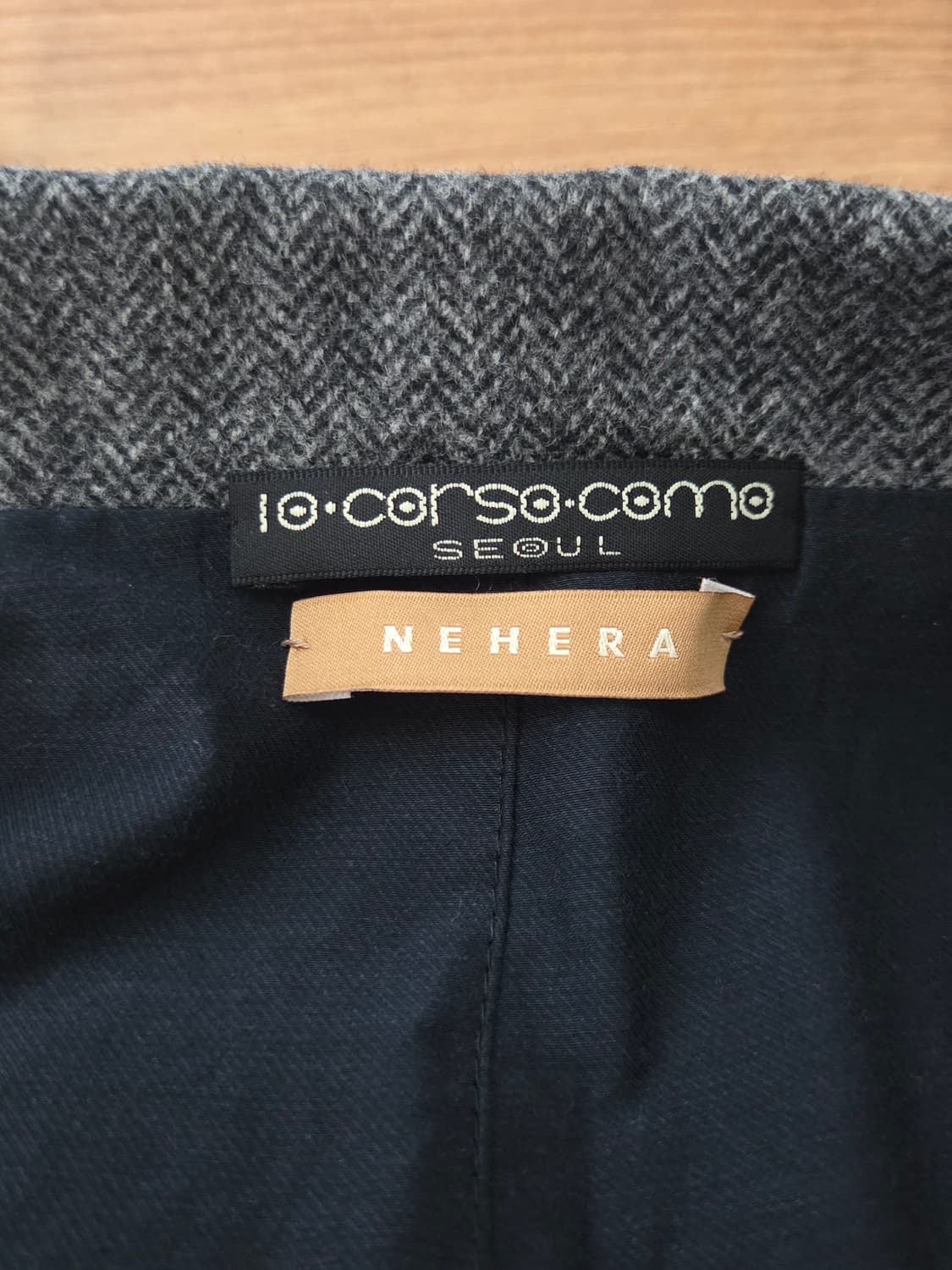 (정품) [네헤라] 꼬르소 꼬모 헤링본 울 블레이져 자켓 | 00090 상품이미지3