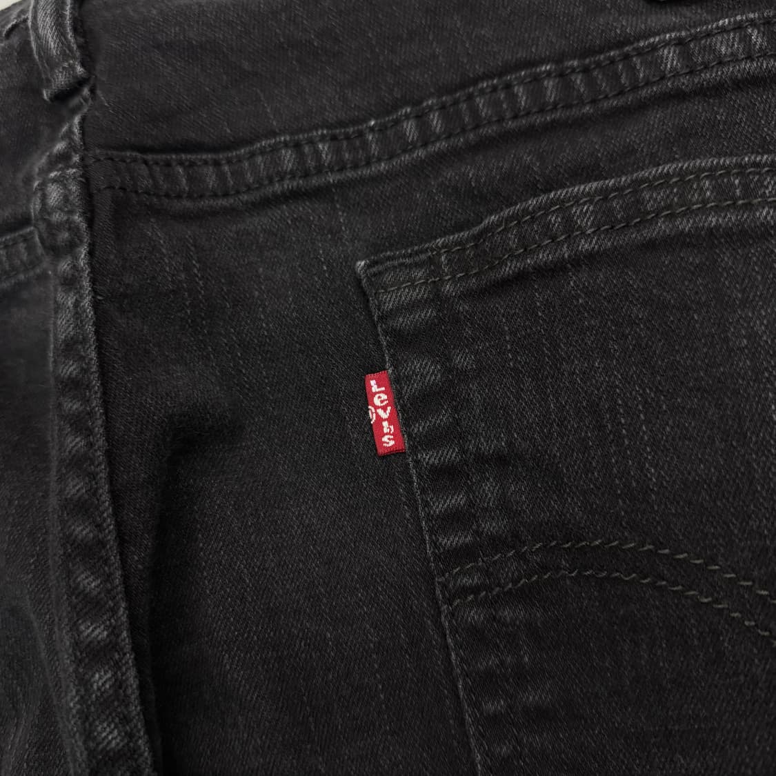 리바이스 569 새깅 와이드 데님팬츠 블랙 상품이미지6