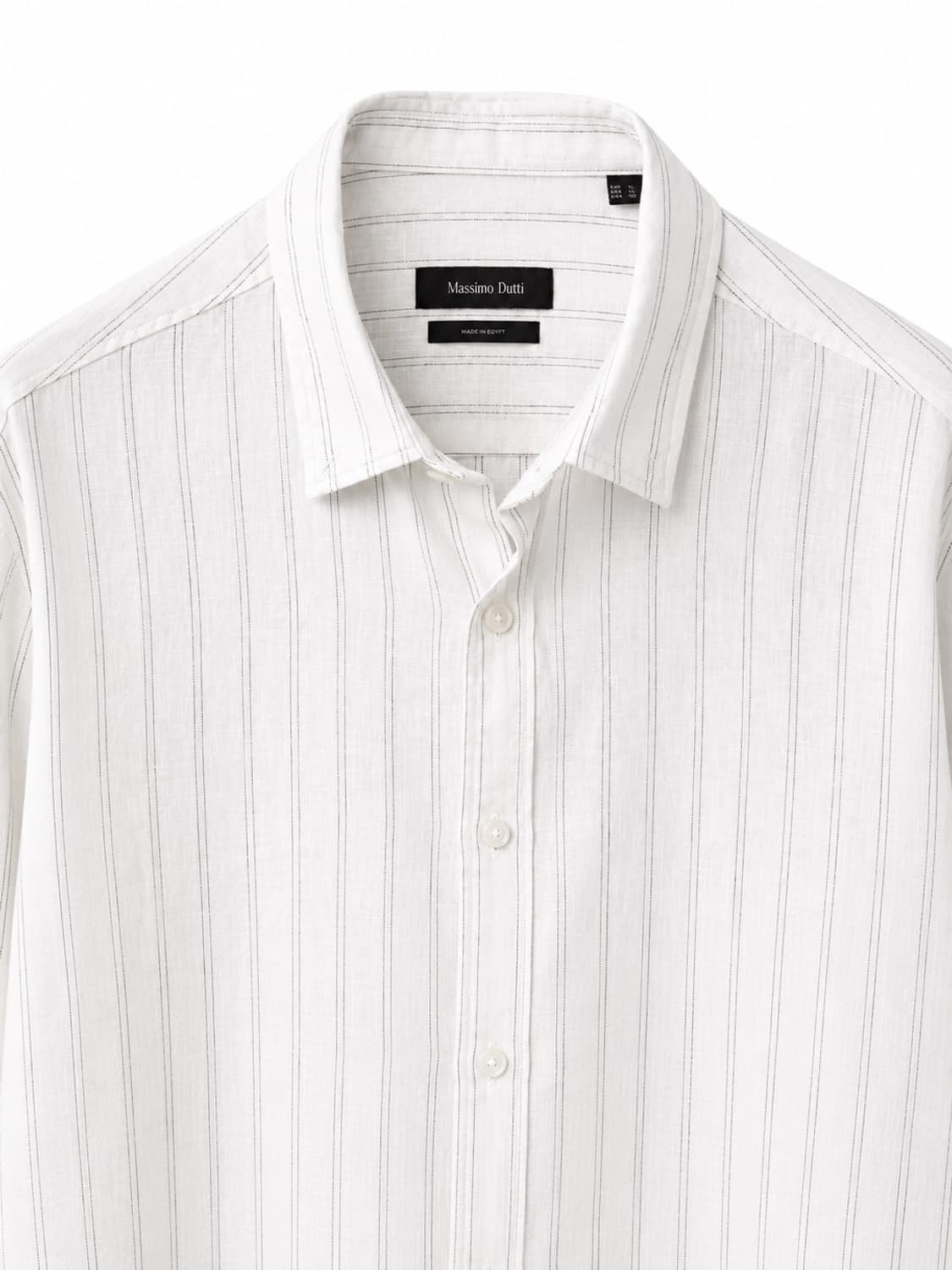 Massimo Dutti 마시모두띠 린넨 스트라이프 셔츠 XL 상품이미지5