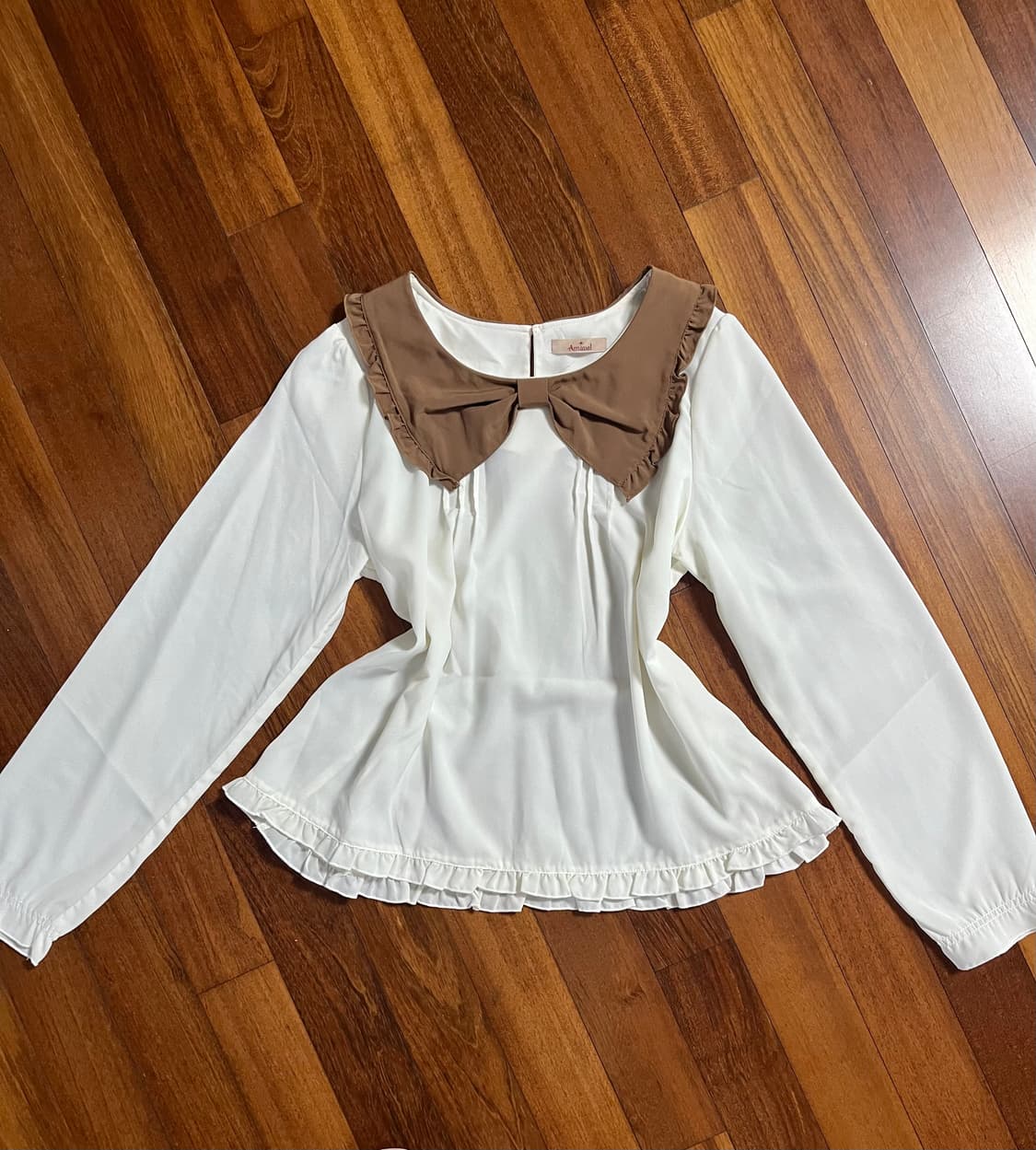 아마벨 라떼갸루 히메갸루 리본 블라우스 로걀탑 리즈리사빈티지엑시즈팜로리타 상품이미지5