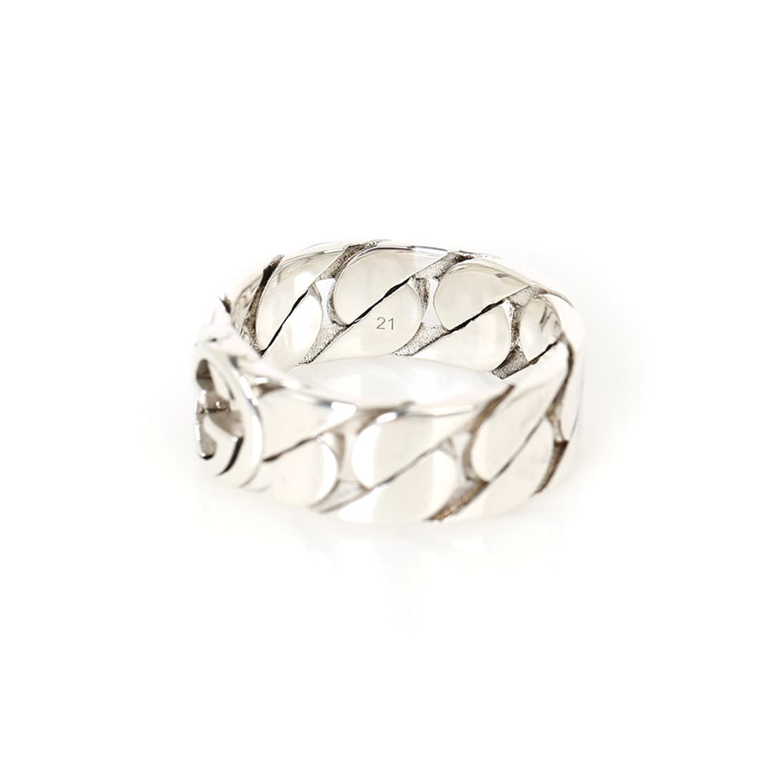 구찌 실버반지 인터로킹 G와이드 링 8MM 실버링 21호 661515 상품이미지3