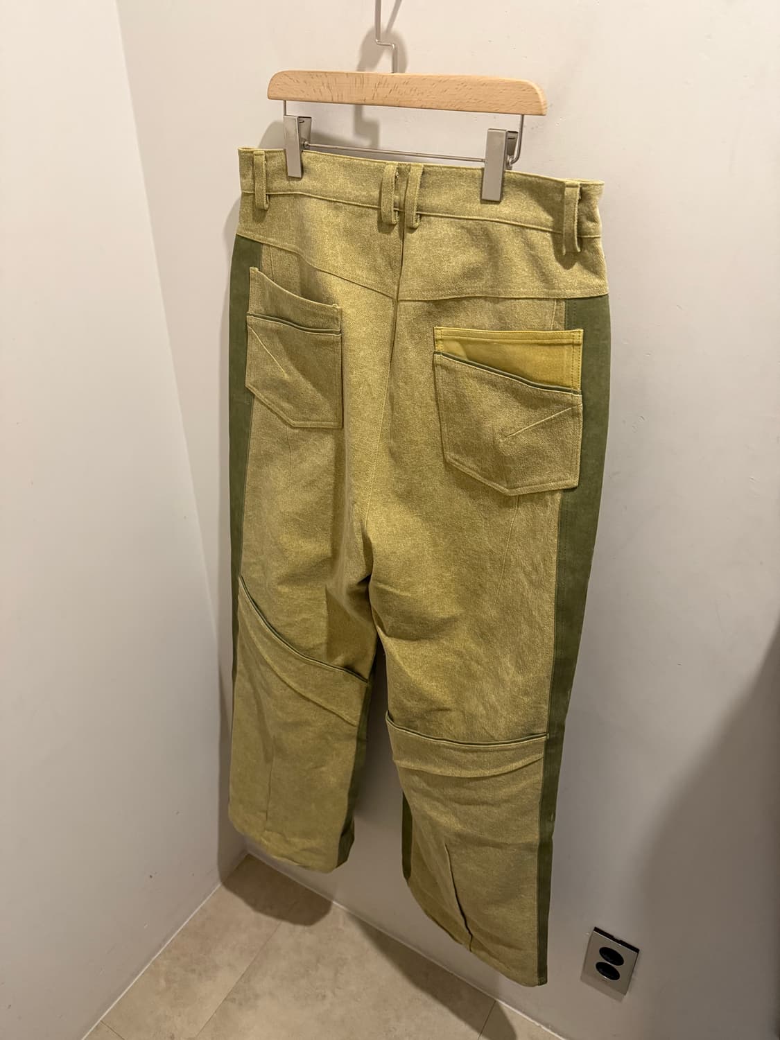 엑슬림 ep.6 04 트라우져 팬츠 레몬그린 XL 상품이미지2