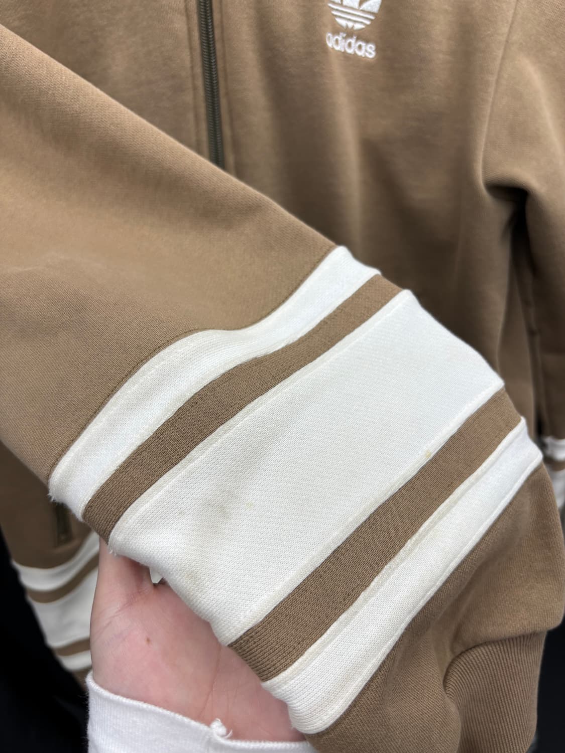 아디다스 베이지 울프죠 후드집업 상품이미지10