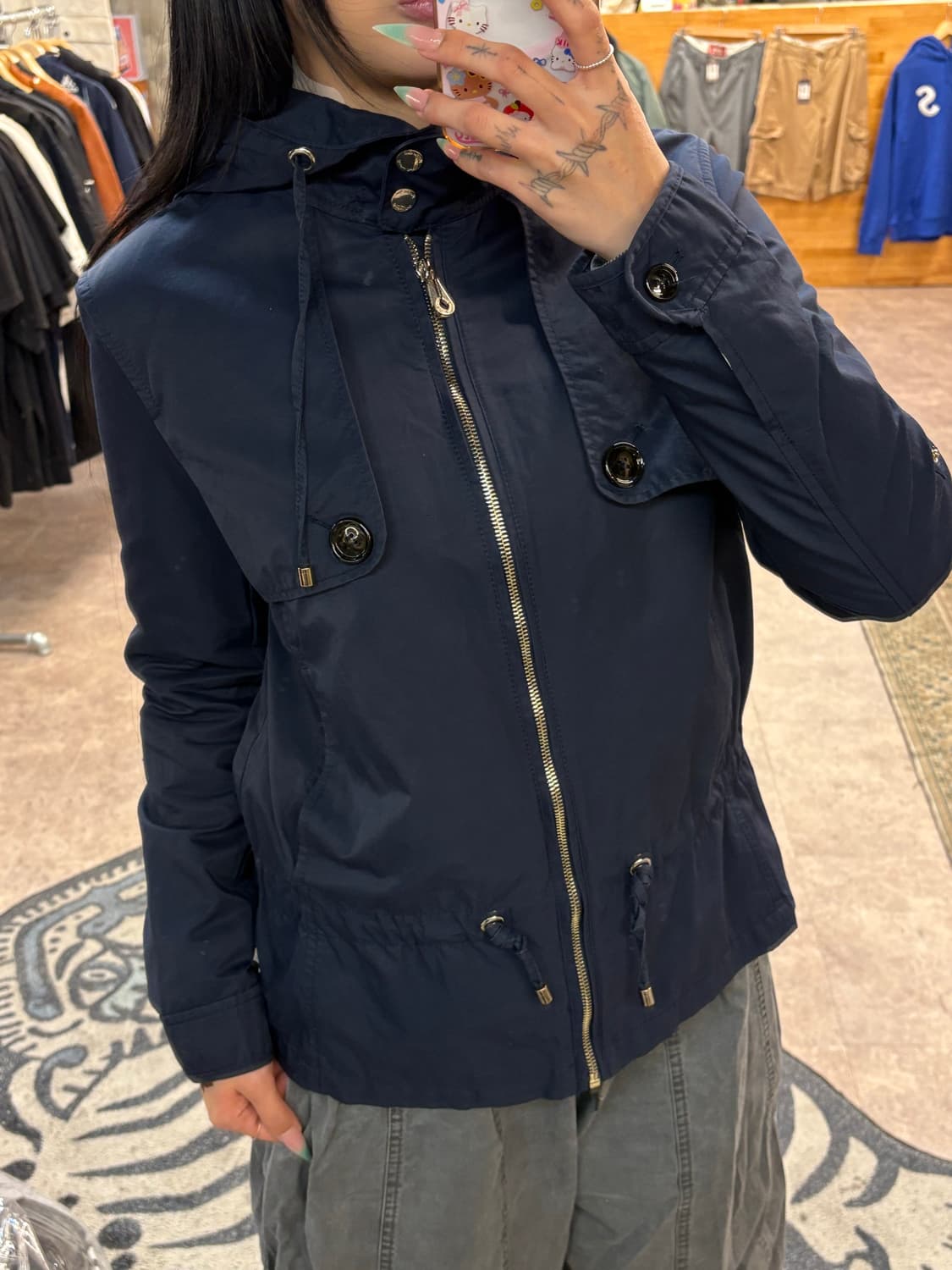 massimo dutti 네이비 후드자켓 #csz4279 상품이미지3