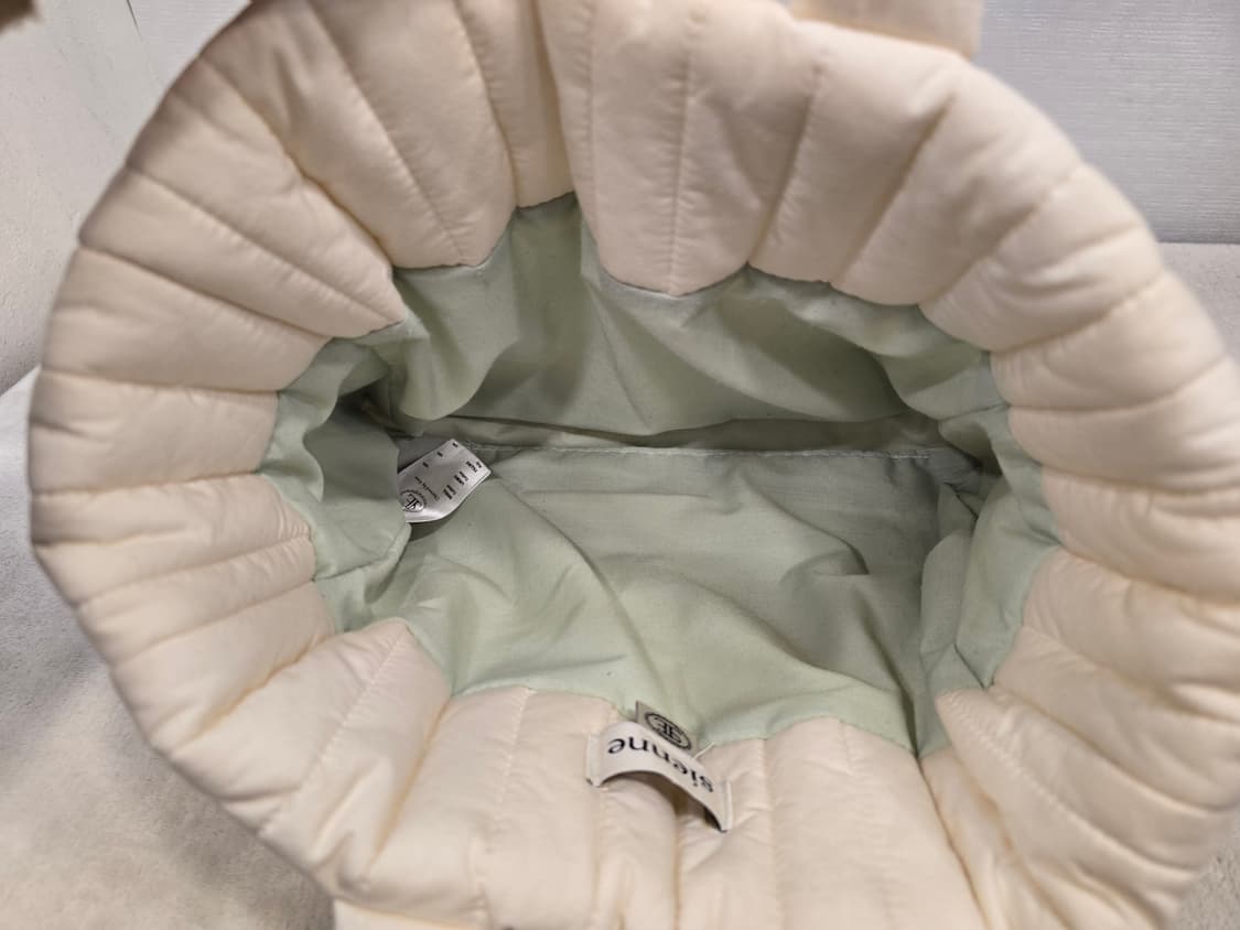 시엔느 패딩백 토트백 아이보리 상품이미지8