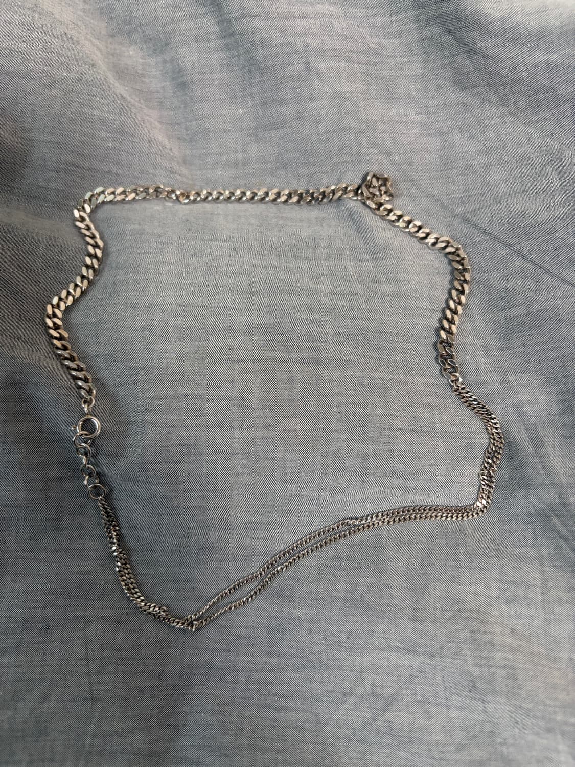 cos 스털링 체인 넥크리스 실버 목걸이 상품이미지2