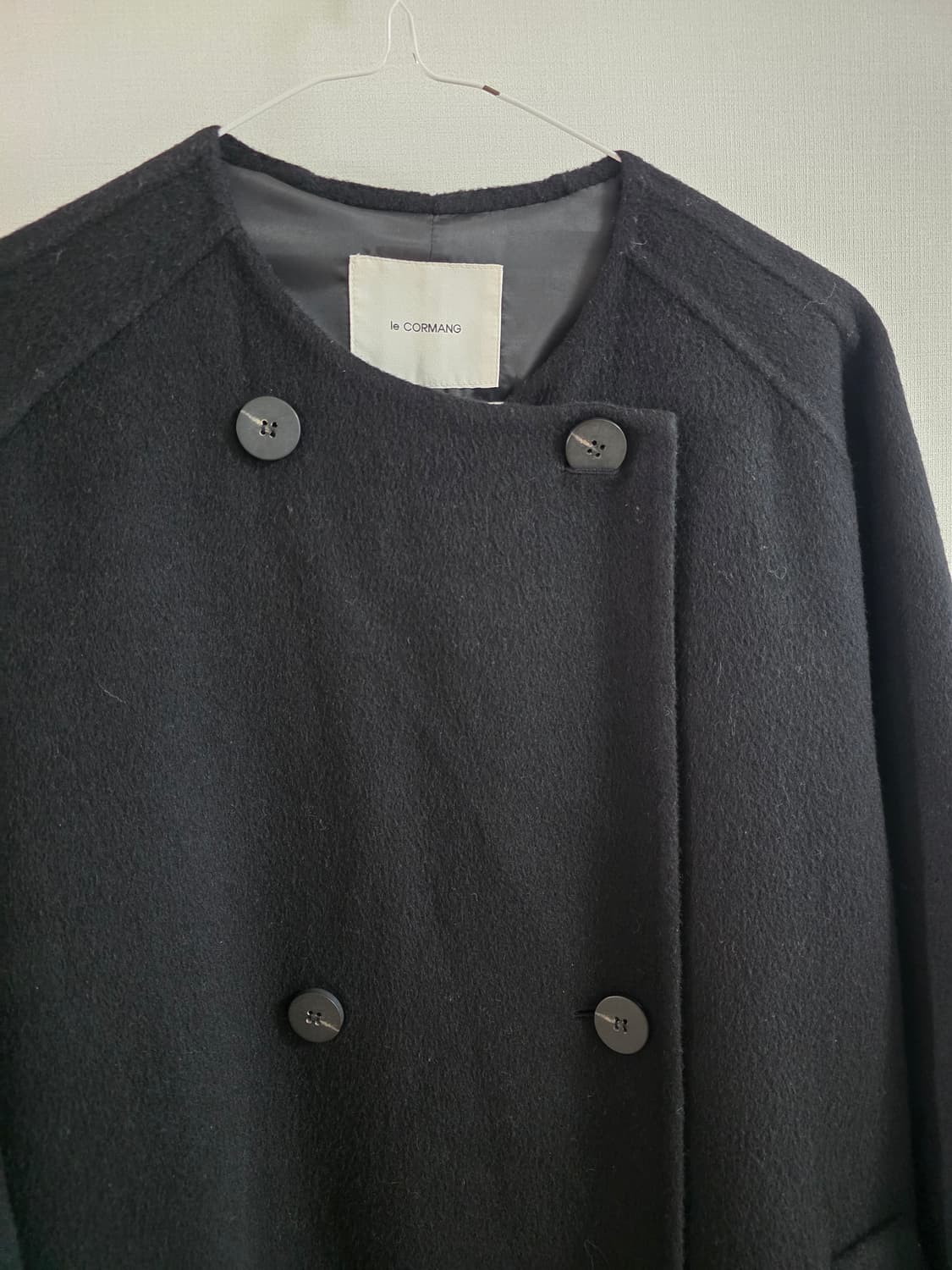 르꼬르망 핸드메이드 울 코트 상품이미지5