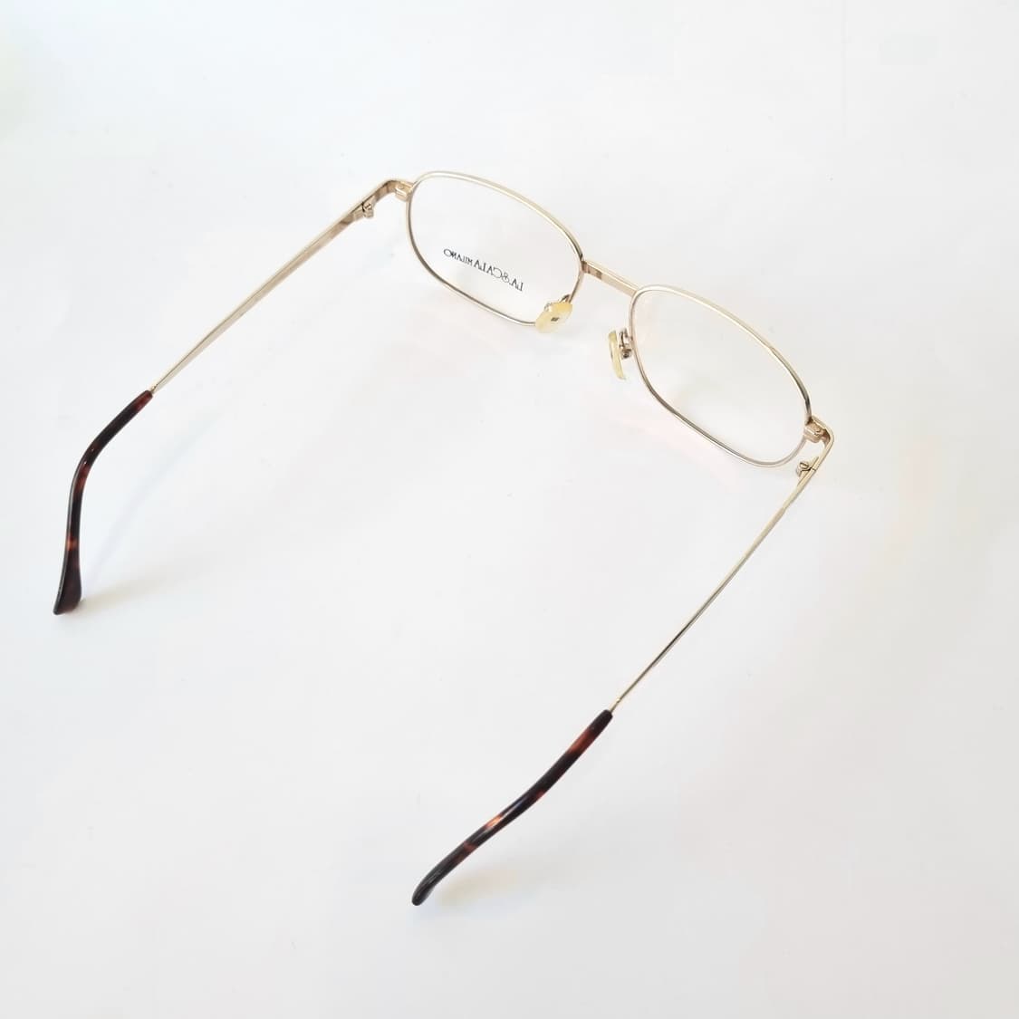 데드스탁  LA SCALA MILANO 안경테 골드  사각 메탈  103 상품이미지7