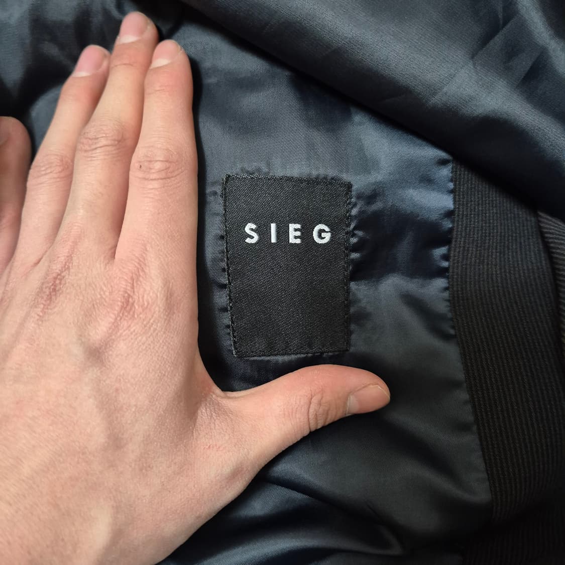 지이크 남성 모직 싱글 블레이저 정장자켓 XL(105) 상품이미지6