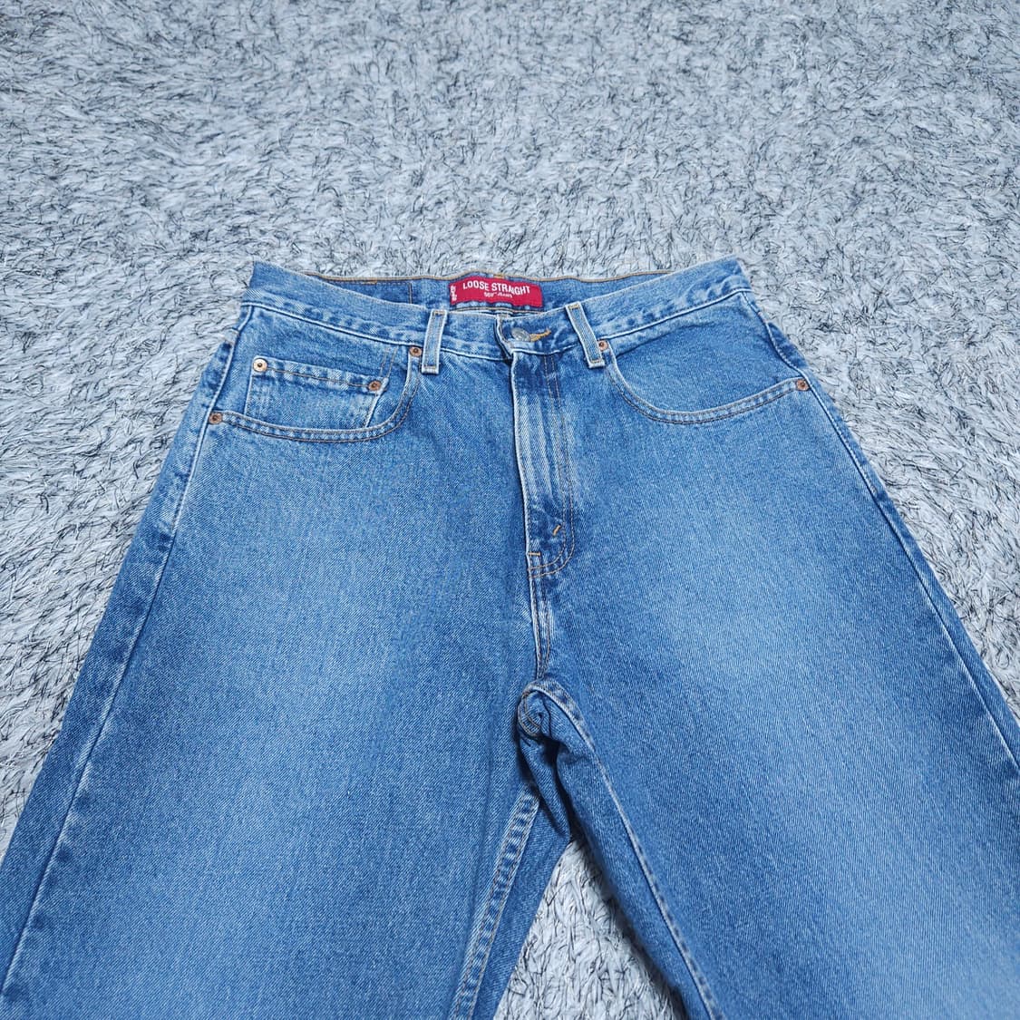 리바이스569) 허리29-30 남자 와이드핏청바지 / 왕눈이샵 상품이미지2