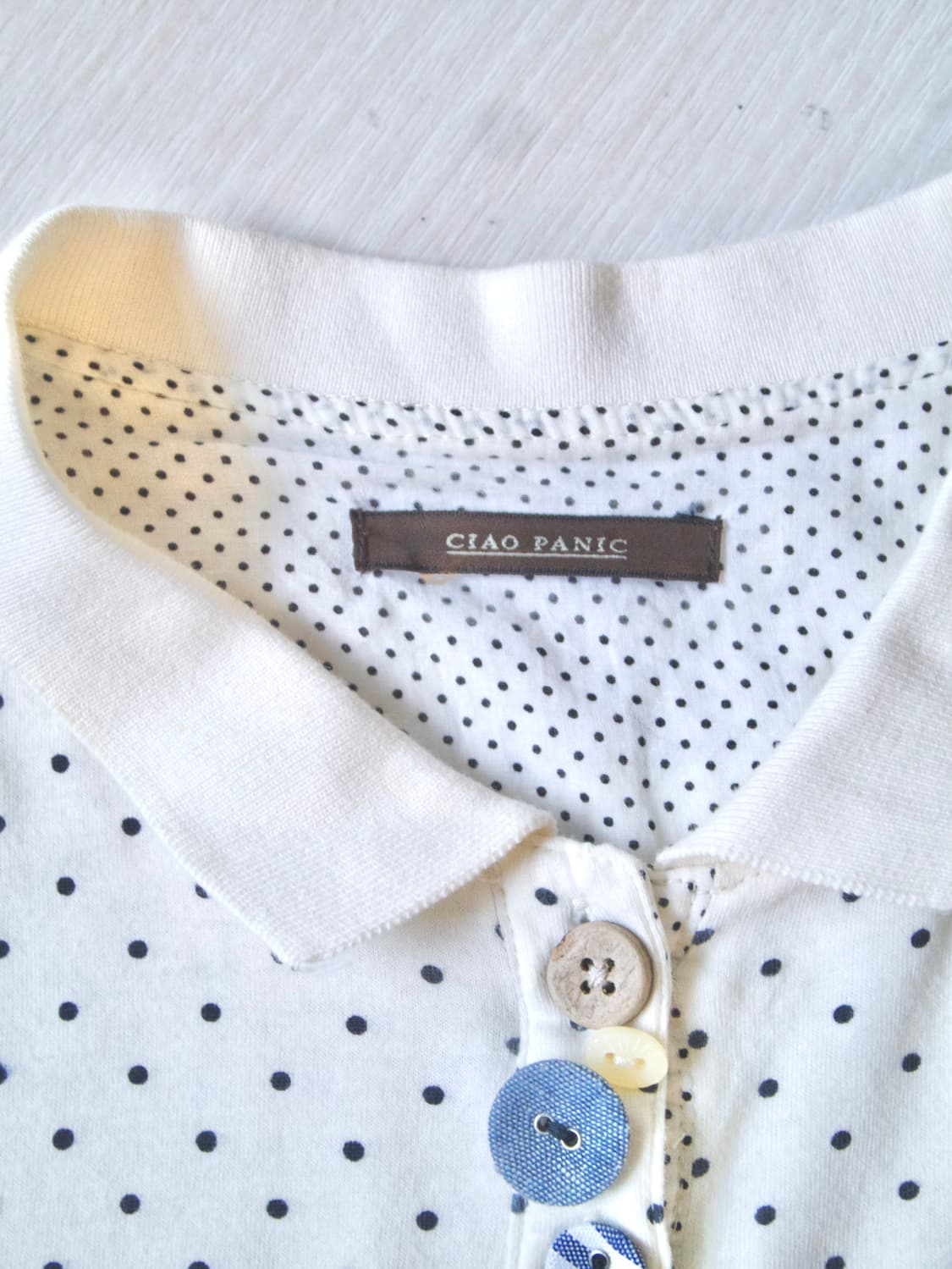 [CIAO PANIC] dot pique shirt 상품이미지10