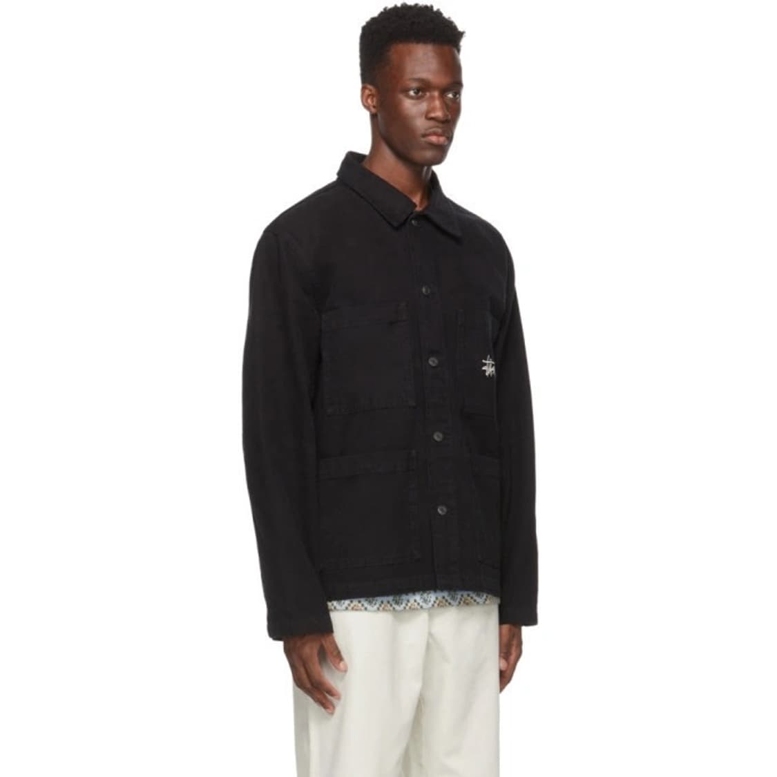 stussy 스투시 캔버스 초어 자켓 블랙 L (103-107) 상품이미지7