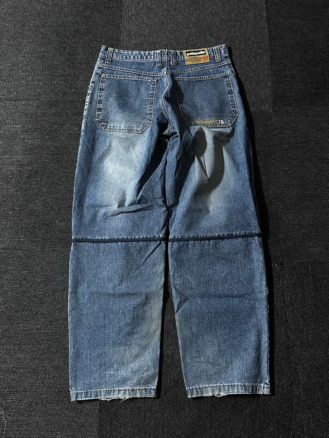 Pelle Pelle Vintage 워싱 데님 Cargo Pants  상품이미지3