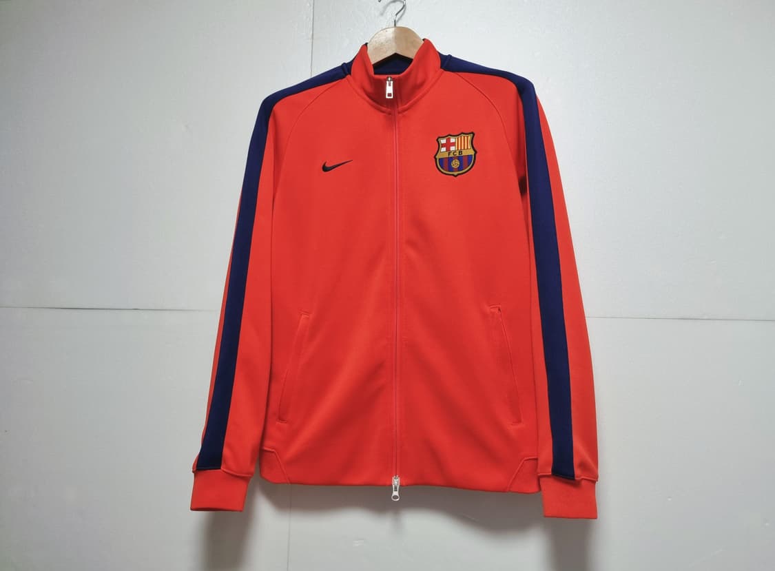남성 상태양호 나이키 FC 바르셀로나 어센틱 N98 트랙탑 저지 져지 상품이미지2