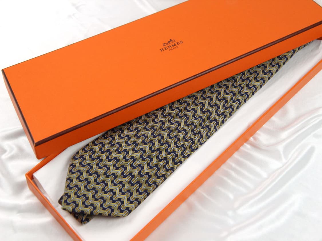 에르메스 8.4cm S등급 남자 명품 넥타이 상품이미지1