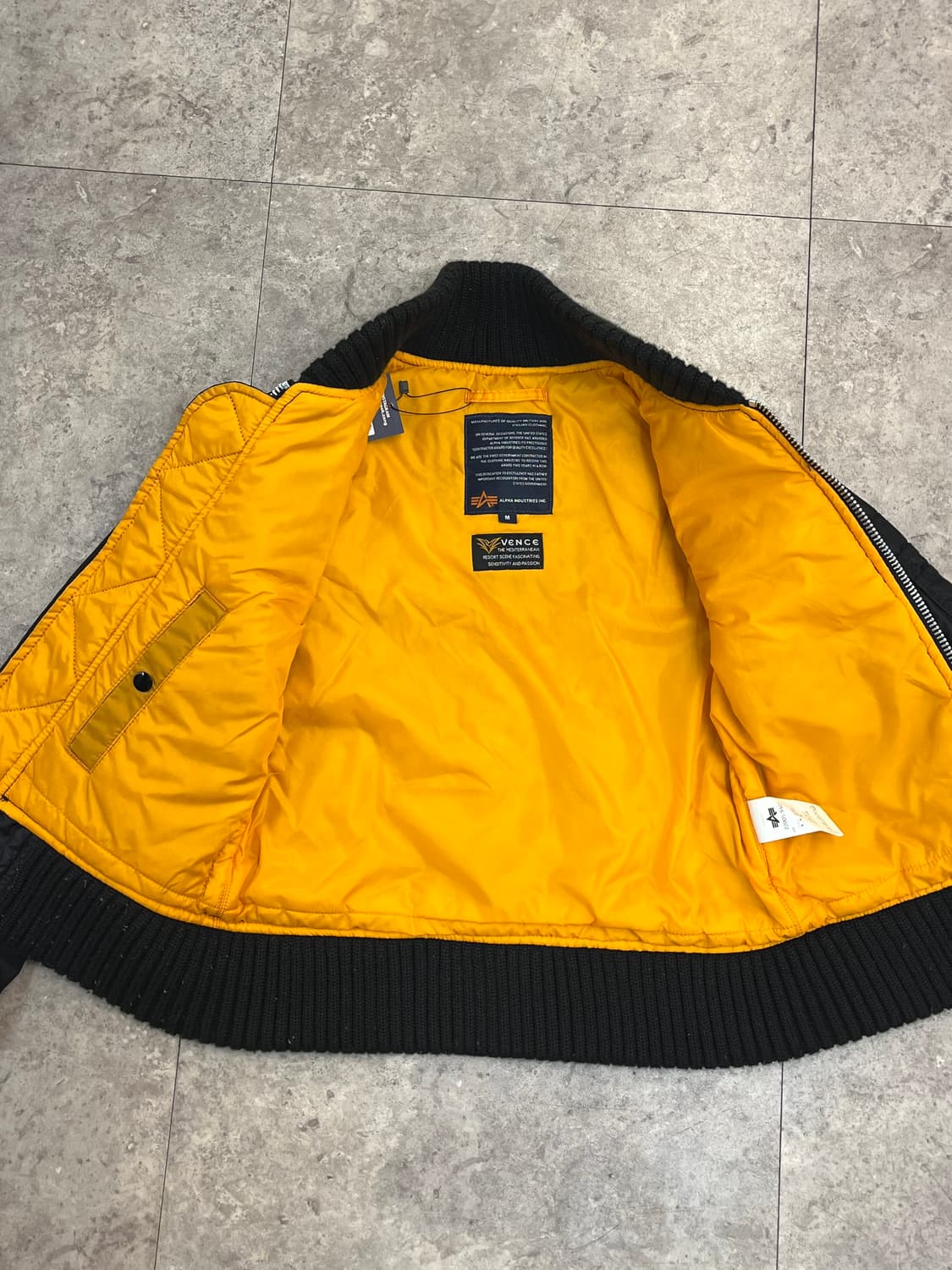 알파인더스트리 X 벤스 50주년 ma1 자켓 블랙 M #csz2480 상품이미지4