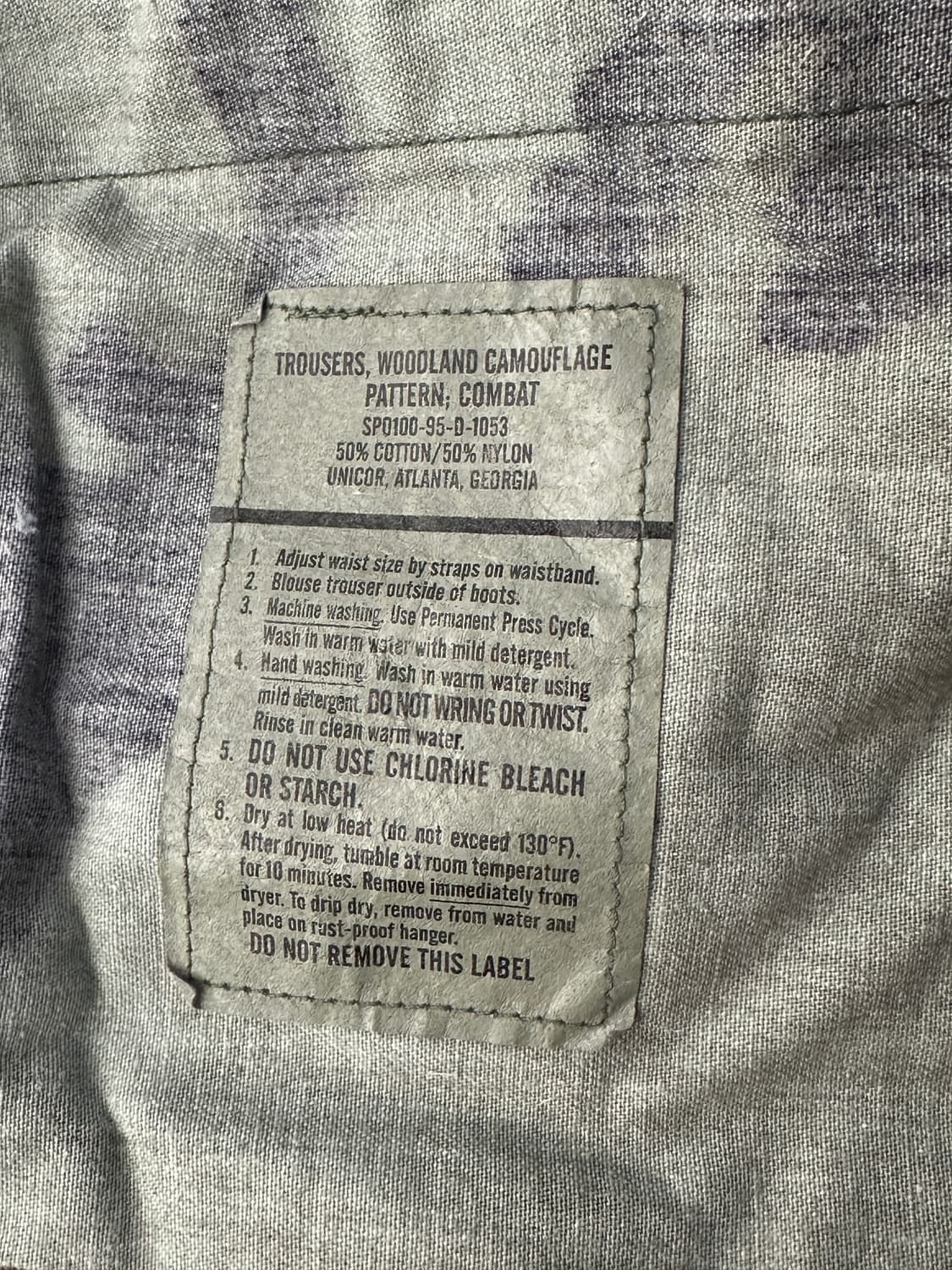 31-32 US ARMY 우드랜드 팬츠 M/R 상품이미지8
