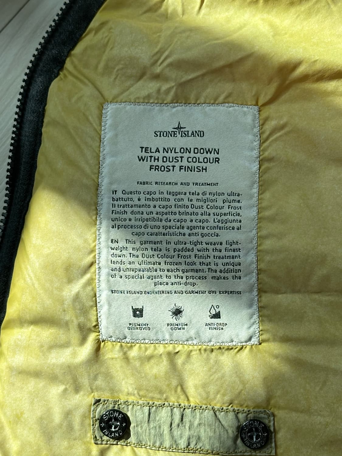 스톤아일랜드 텔라 프로스트 조끼 패딩 L(105) 상품이미지2